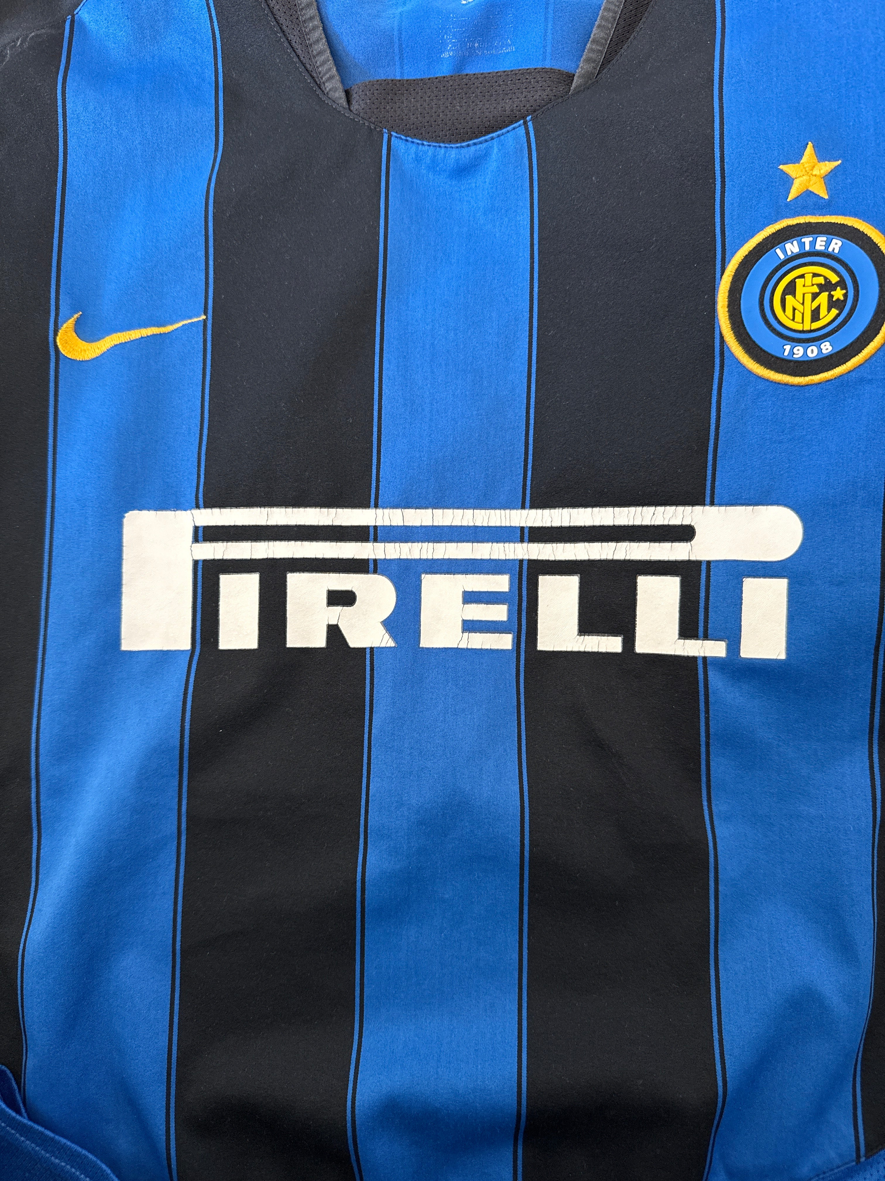 Nike - Inter Milan 2003/04 Home Football Shirt 'ADRIANO'