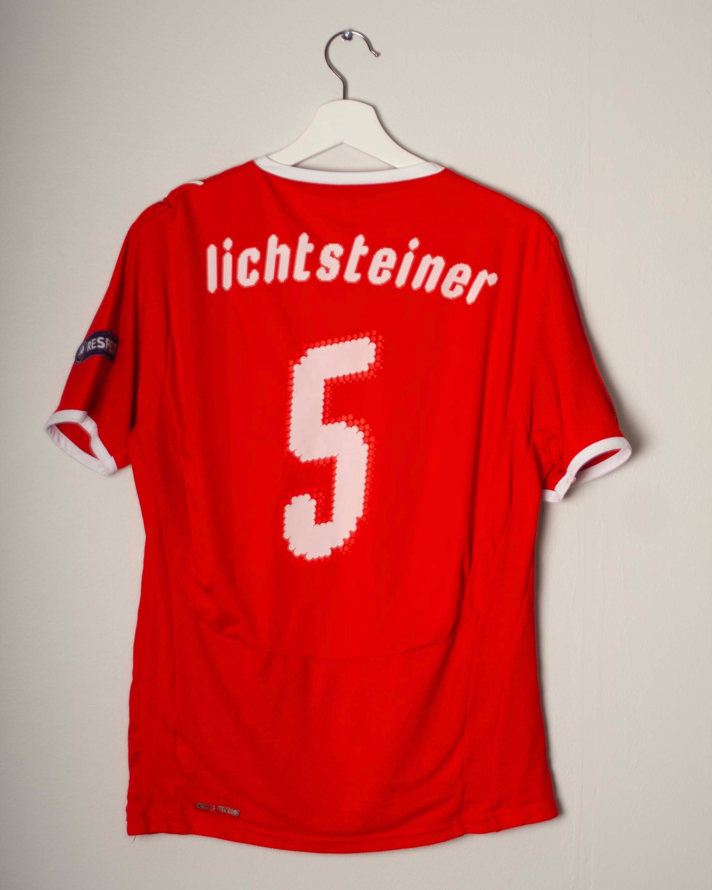 Puma - Switzerland 2008 Home Football Shirt 'LICHTSTEINER'
