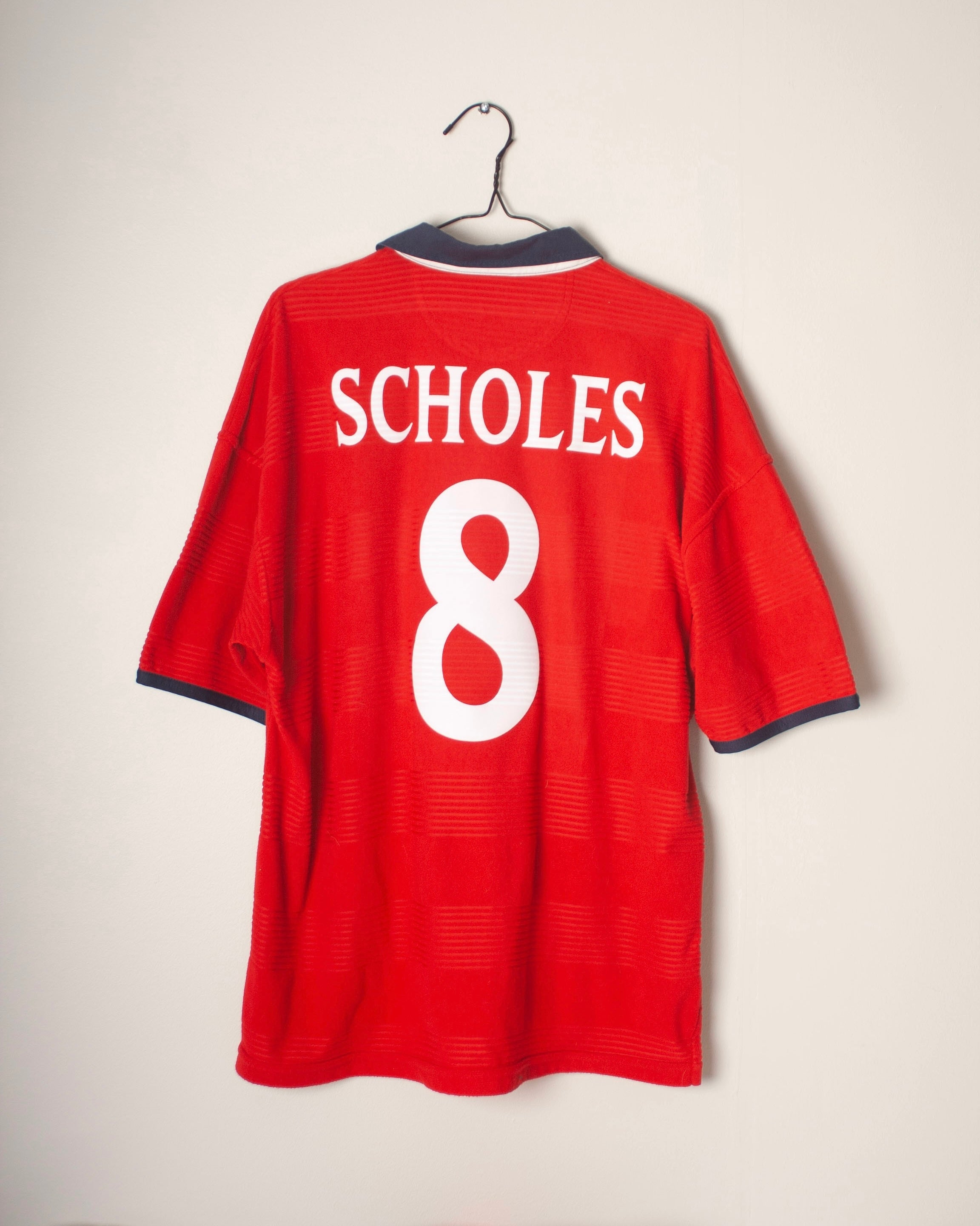 Umbro - England 2000 Away Football Shirt 'SCHOLES'