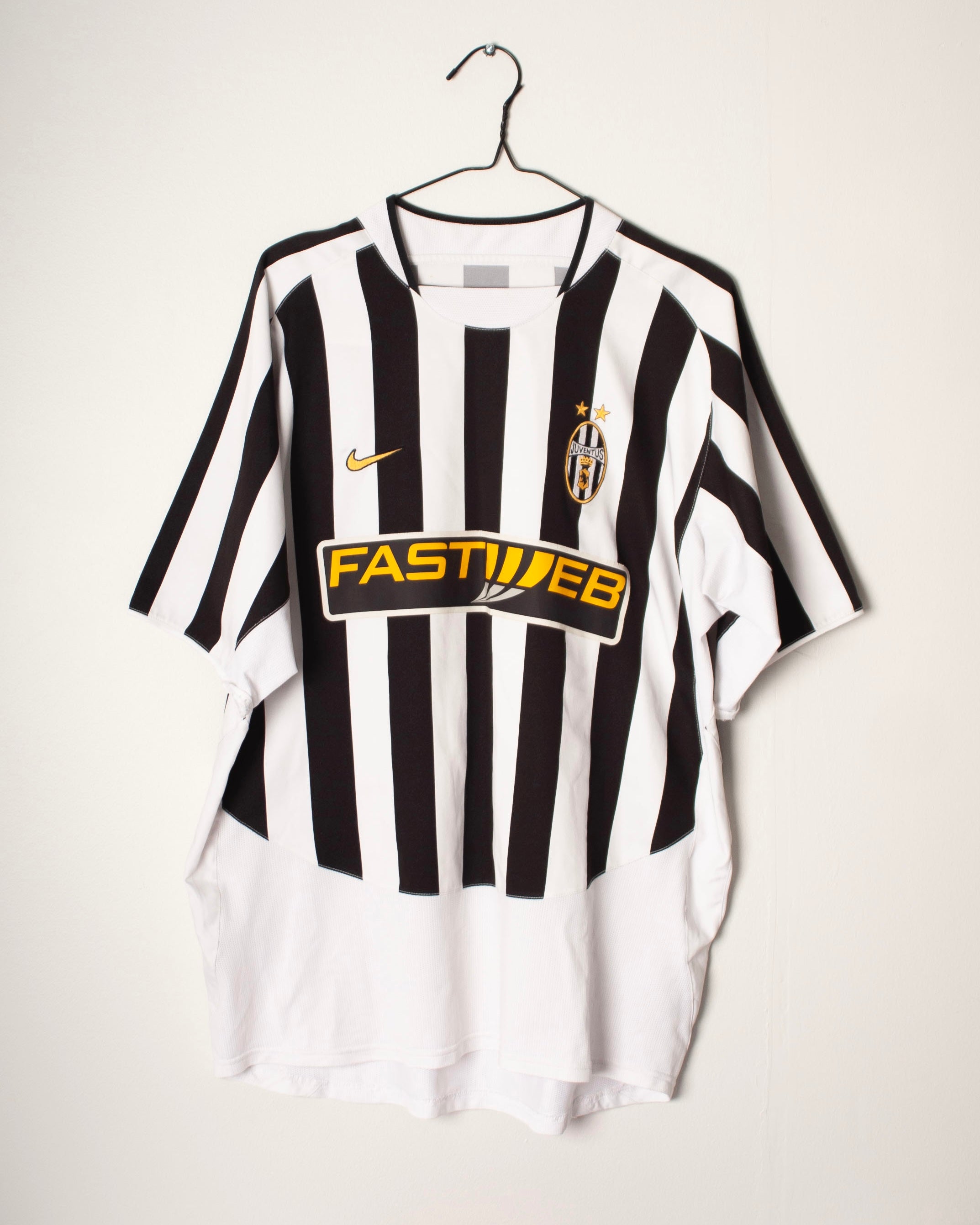Nike - Juventus FC 2003/04 Home Football Shirt 'DAVIDS'