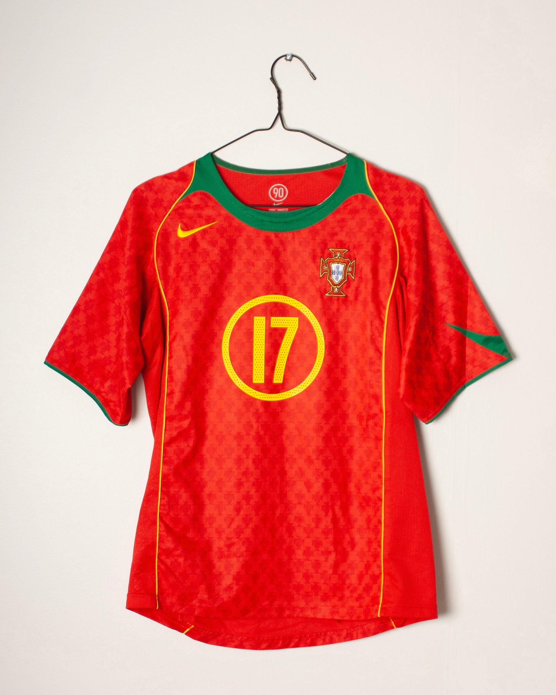 Nike - Portugal 2004 Home Football Shirt 'RONALDO'