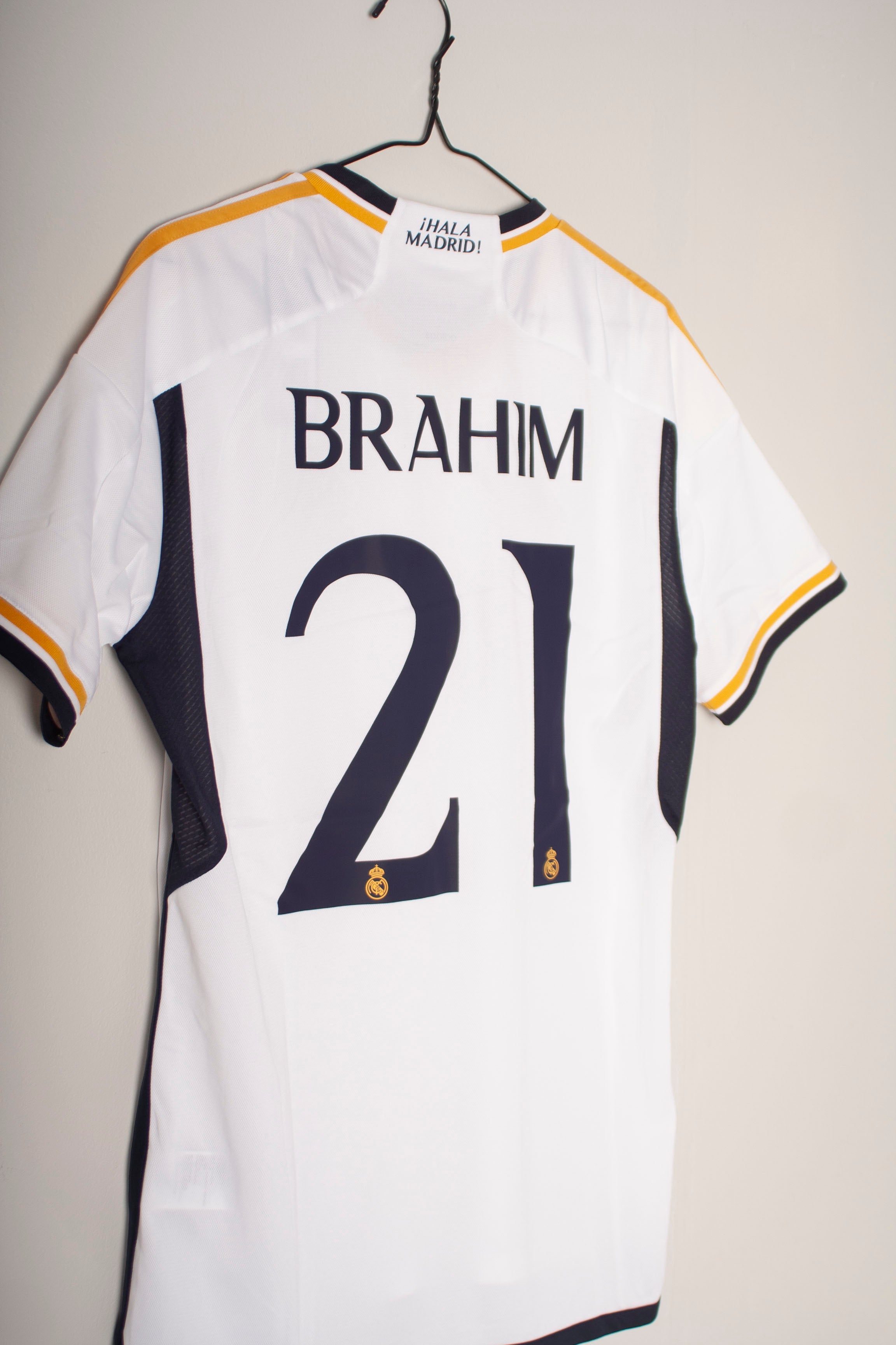 Adidas - Real Madrid 2023/24 Home Football Shirt 'BRAHIM'