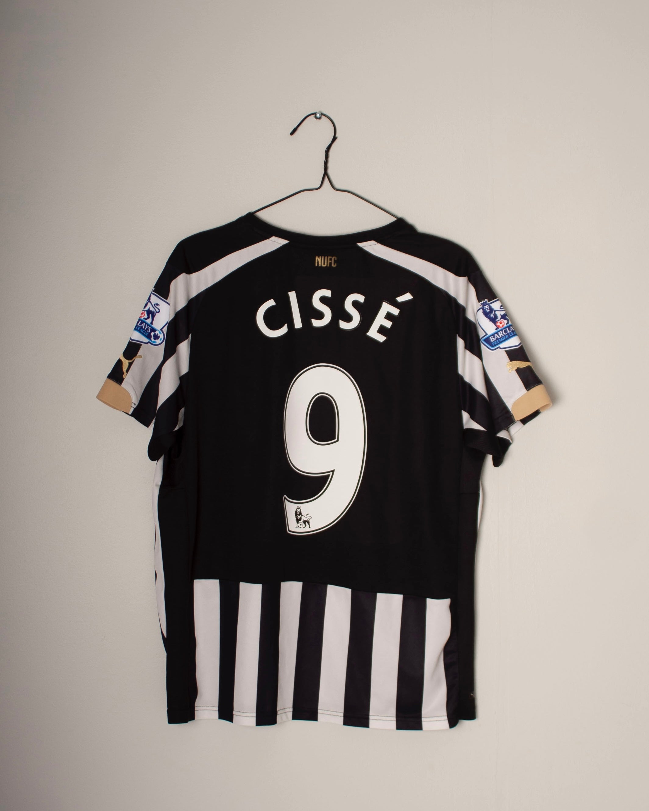 Puma - Newcastle United 2014/15 Home Football Shirt 'CISSÉ'