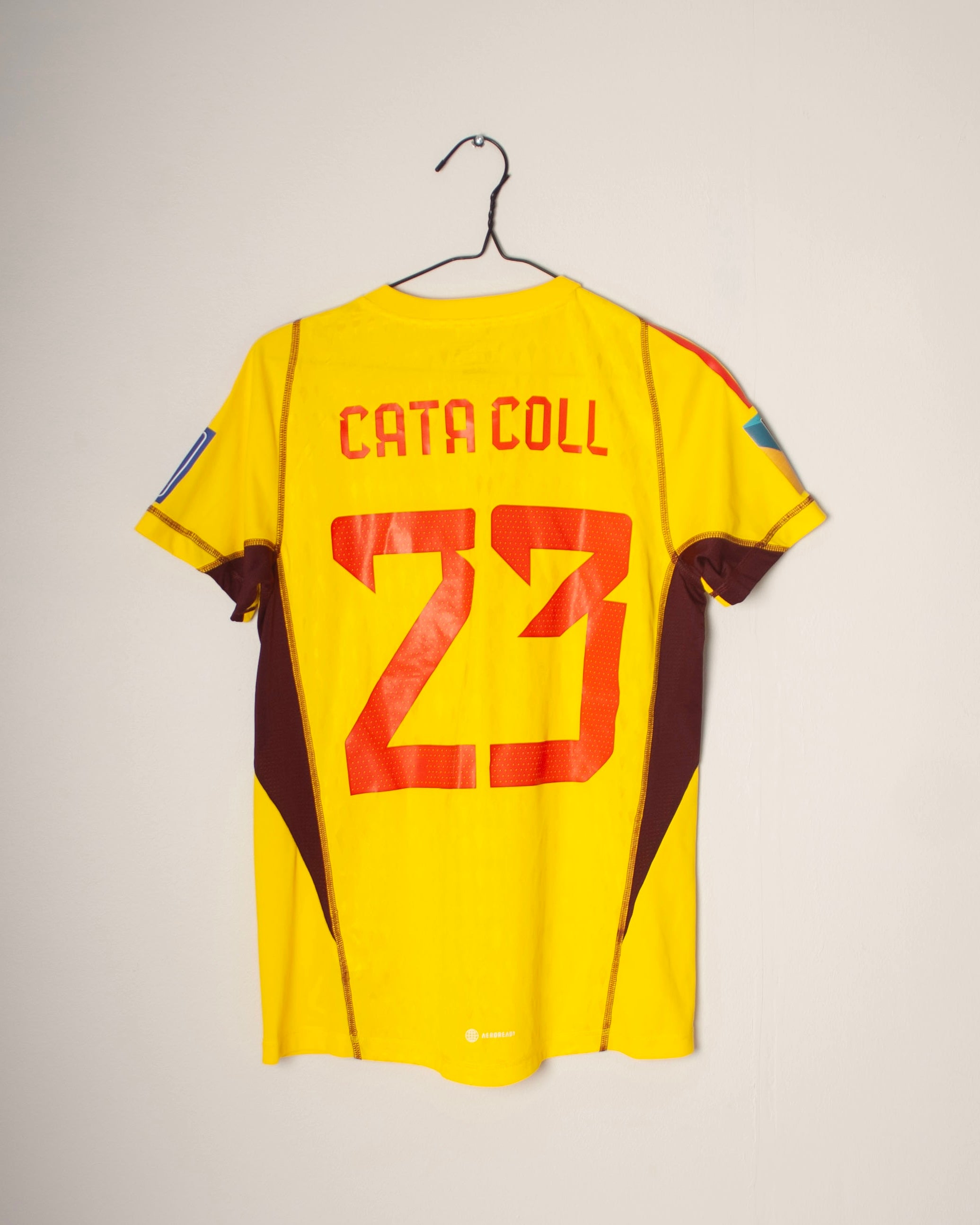 Adidas - Spain 2023 Goalkeeper Shirt World Cup Final Match Issued 'CATA COLL'