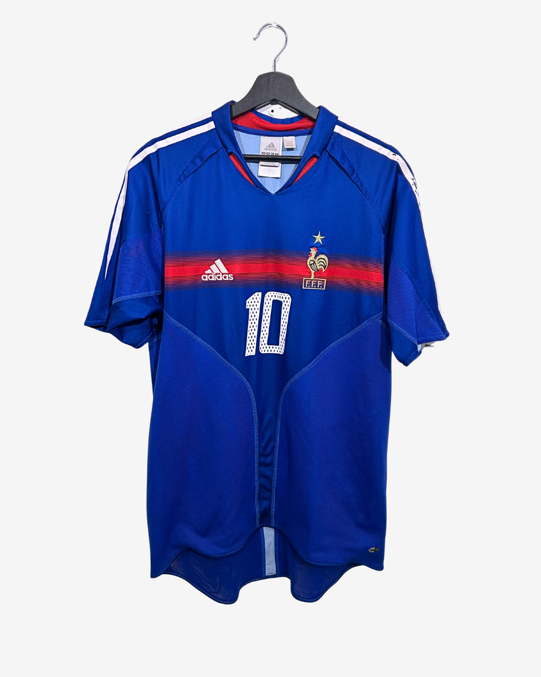 Adidas - France 2004 Home Football Shirt 'ZIDANE'