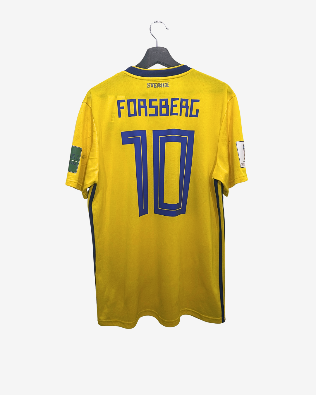 Adidas - Sweden 2018 Home Football Shirt 'FORSBERG'