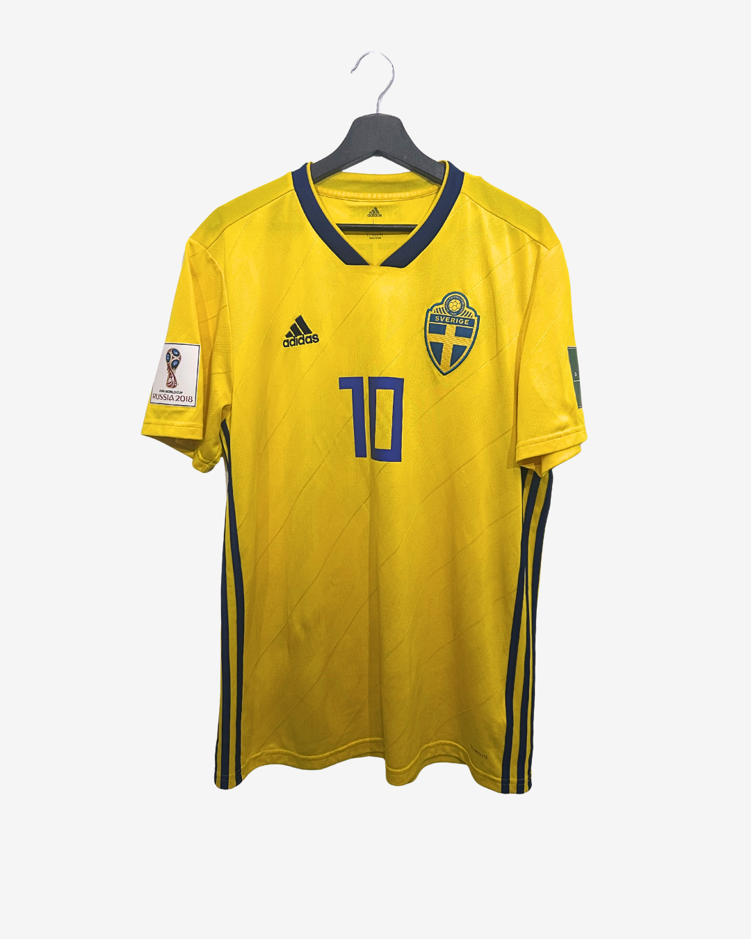 Adidas - Sweden 2018 Home Football Shirt 'FORSBERG'