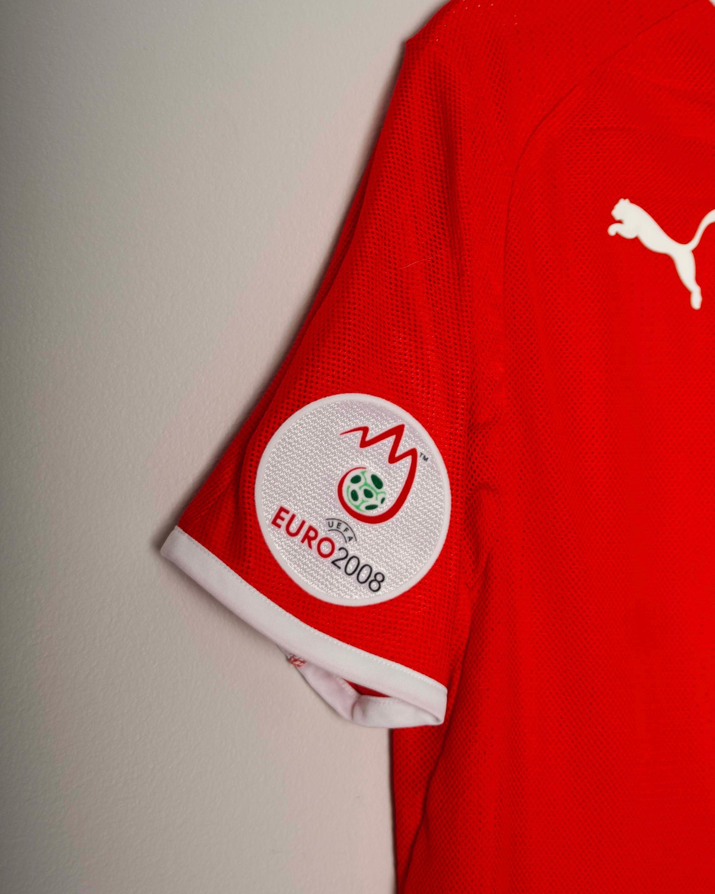 Puma - Switzerland 2008 Home Football Shirt 'LICHTSTEINER'