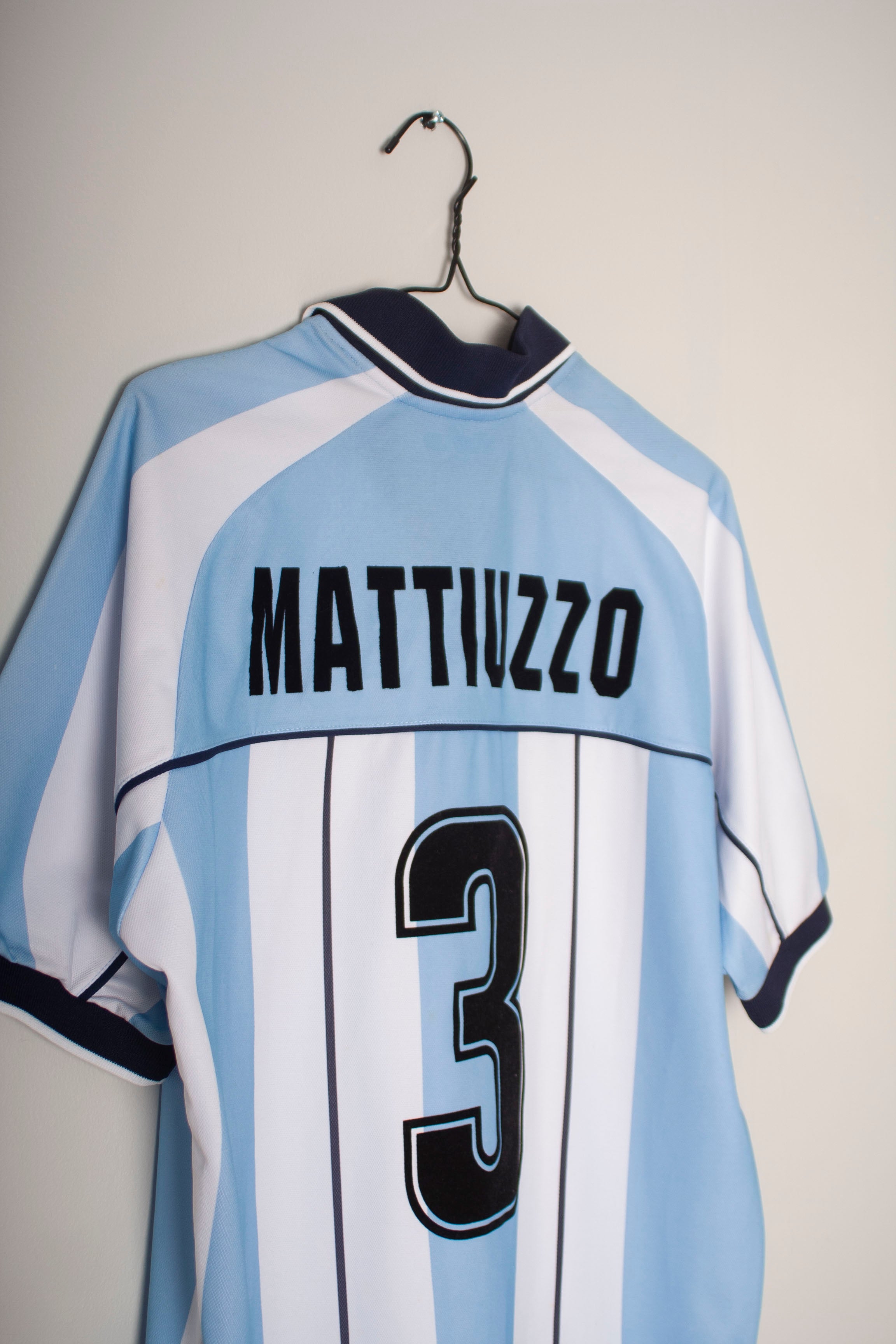 Reebok - Argentina U17 2000 Home Football Shirt Match Worn 'MATTIUZZO'