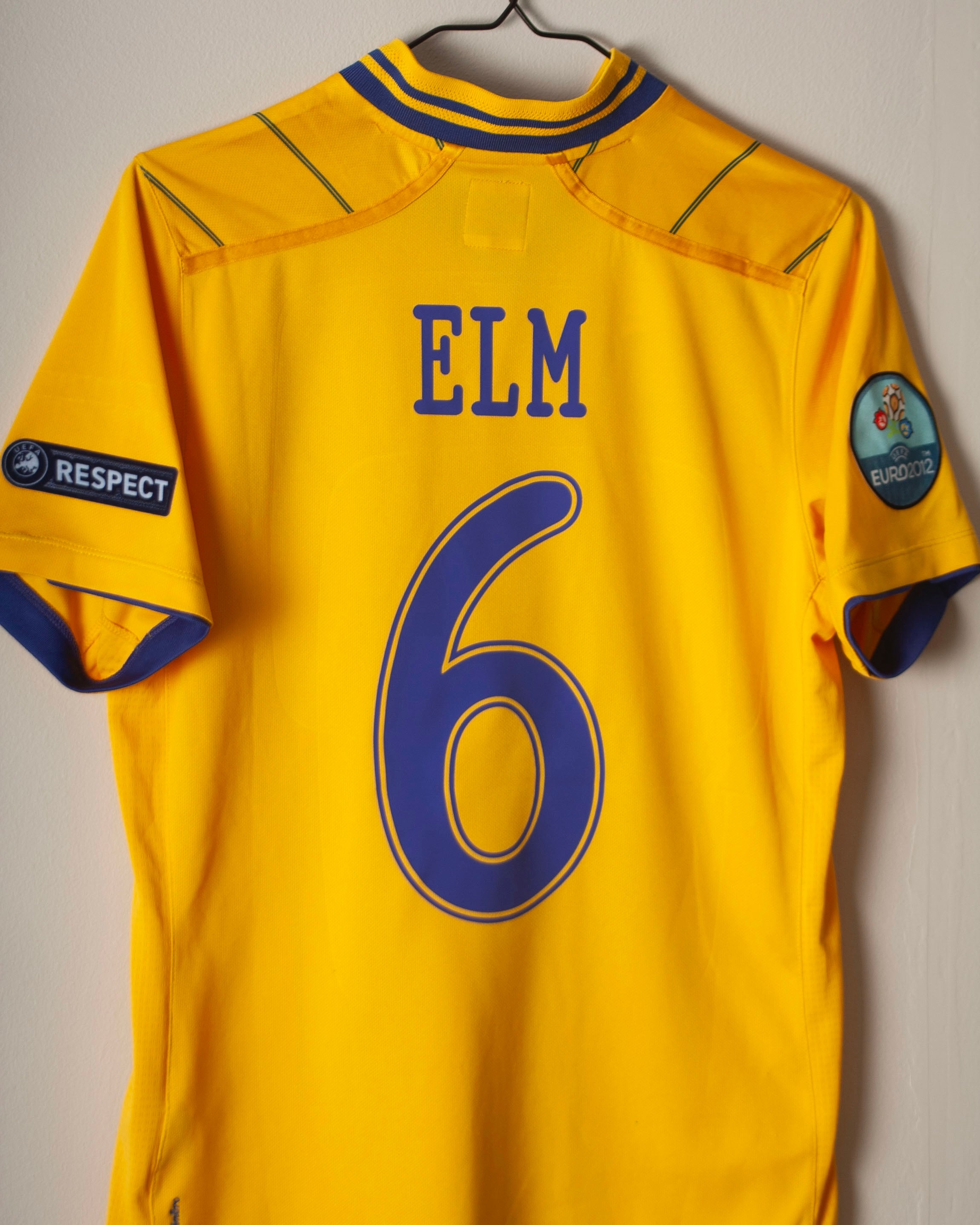 Umbro - Sweden 2012 Home Football Shirt 'ELM'
