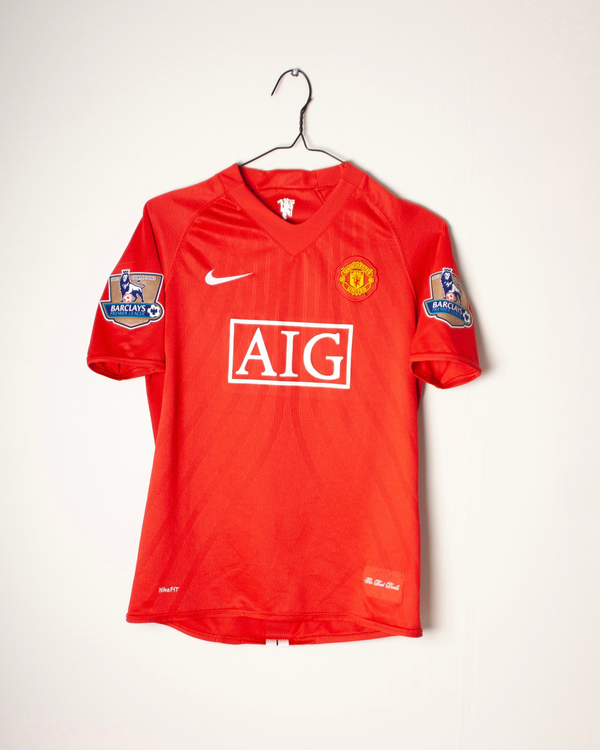 Nike - Manchester United 2007/09 Home Football Shirt 'GIGGS'