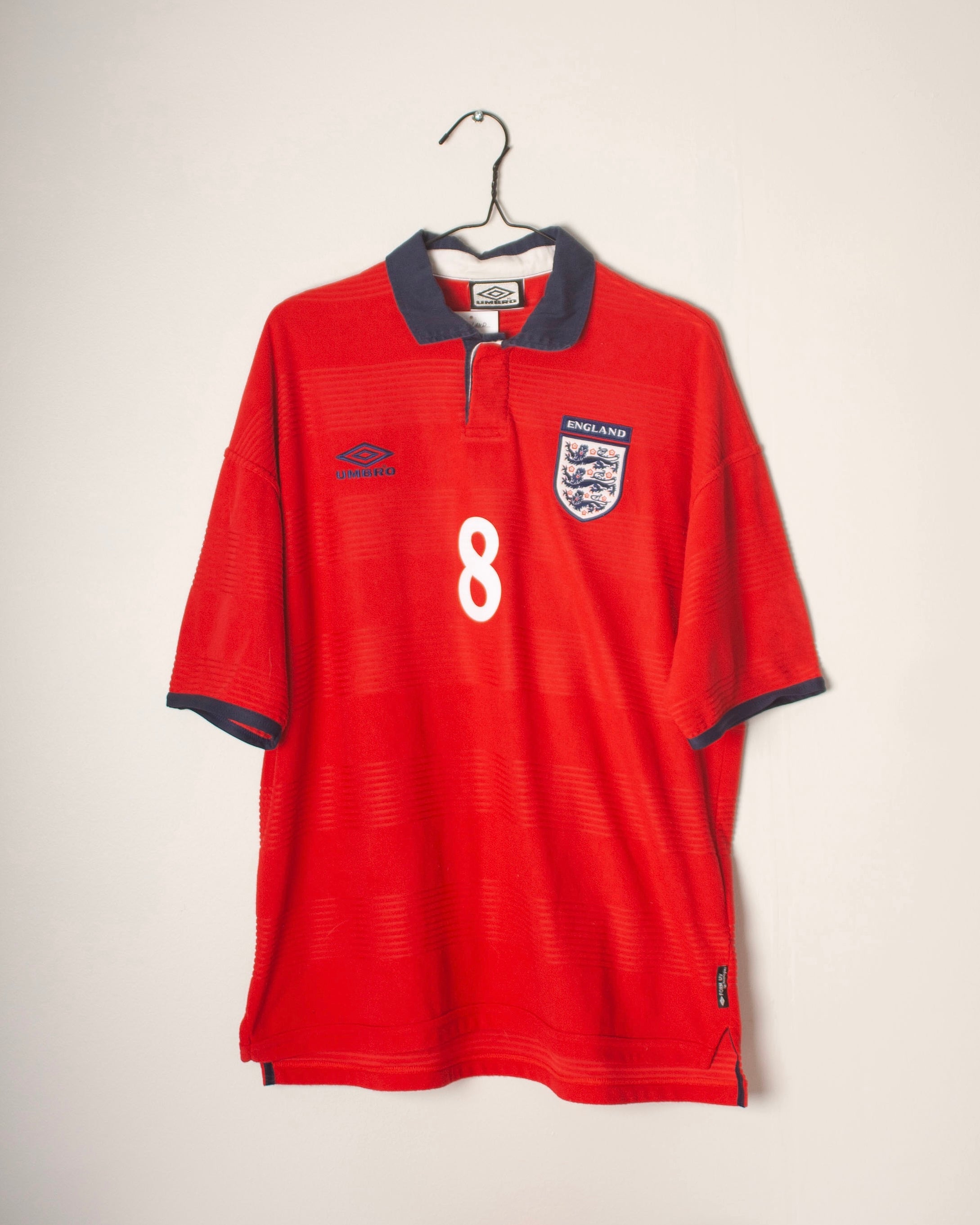 Umbro - England 2000 Away Football Shirt 'SCHOLES'