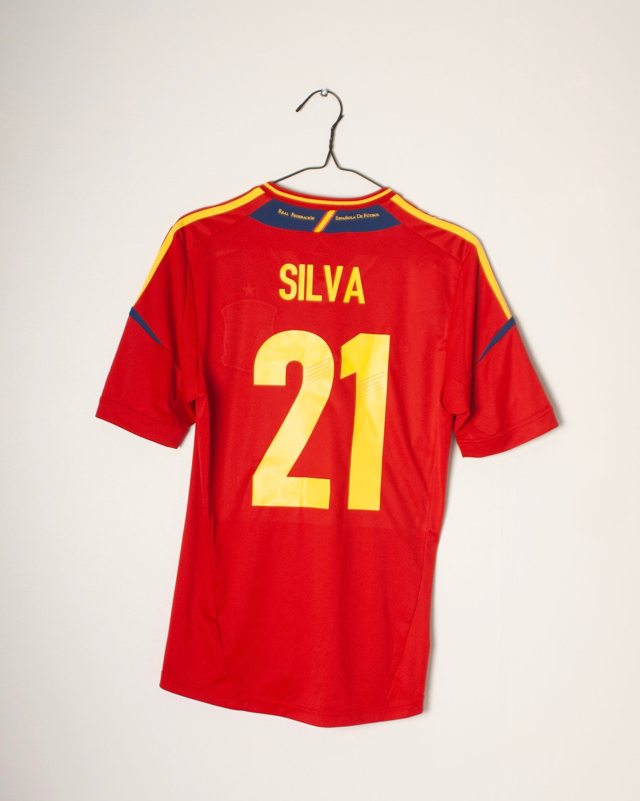 Adidas - Spain 2012 Home Football Shirt 'SILVA'