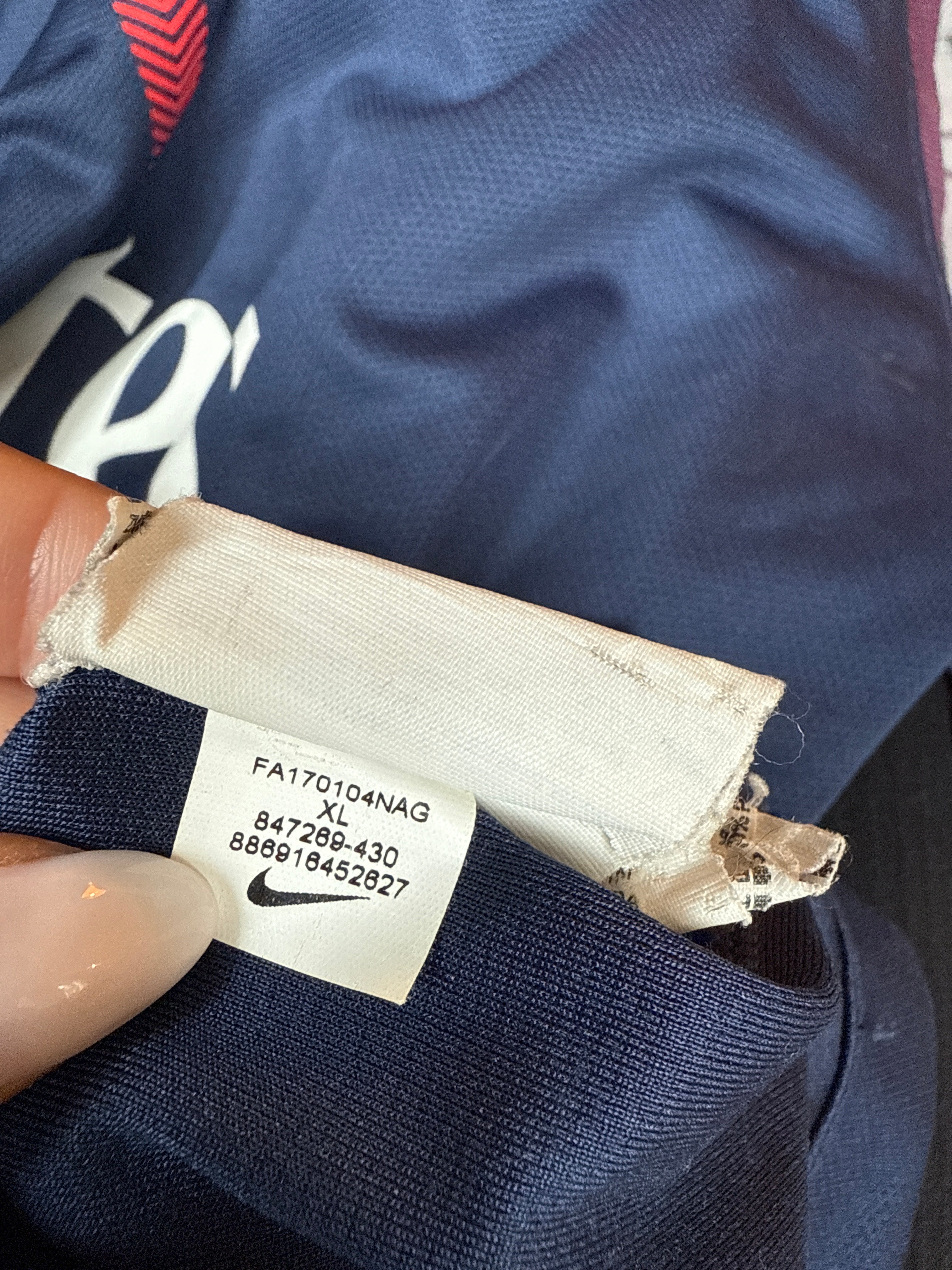 Nike - Paris Saint-Germain 2017/18 Home Football Shirt 'MBAPPÉ'