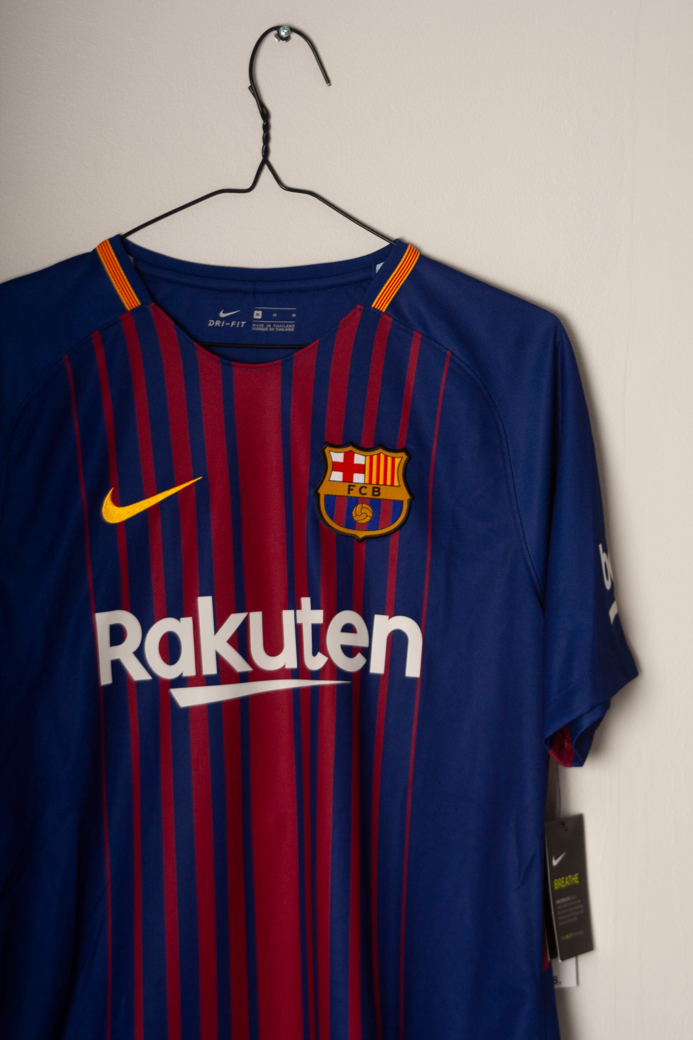 Nike - FC Barcelona 2017/18 Home Football Shirt 'SUAREZ'