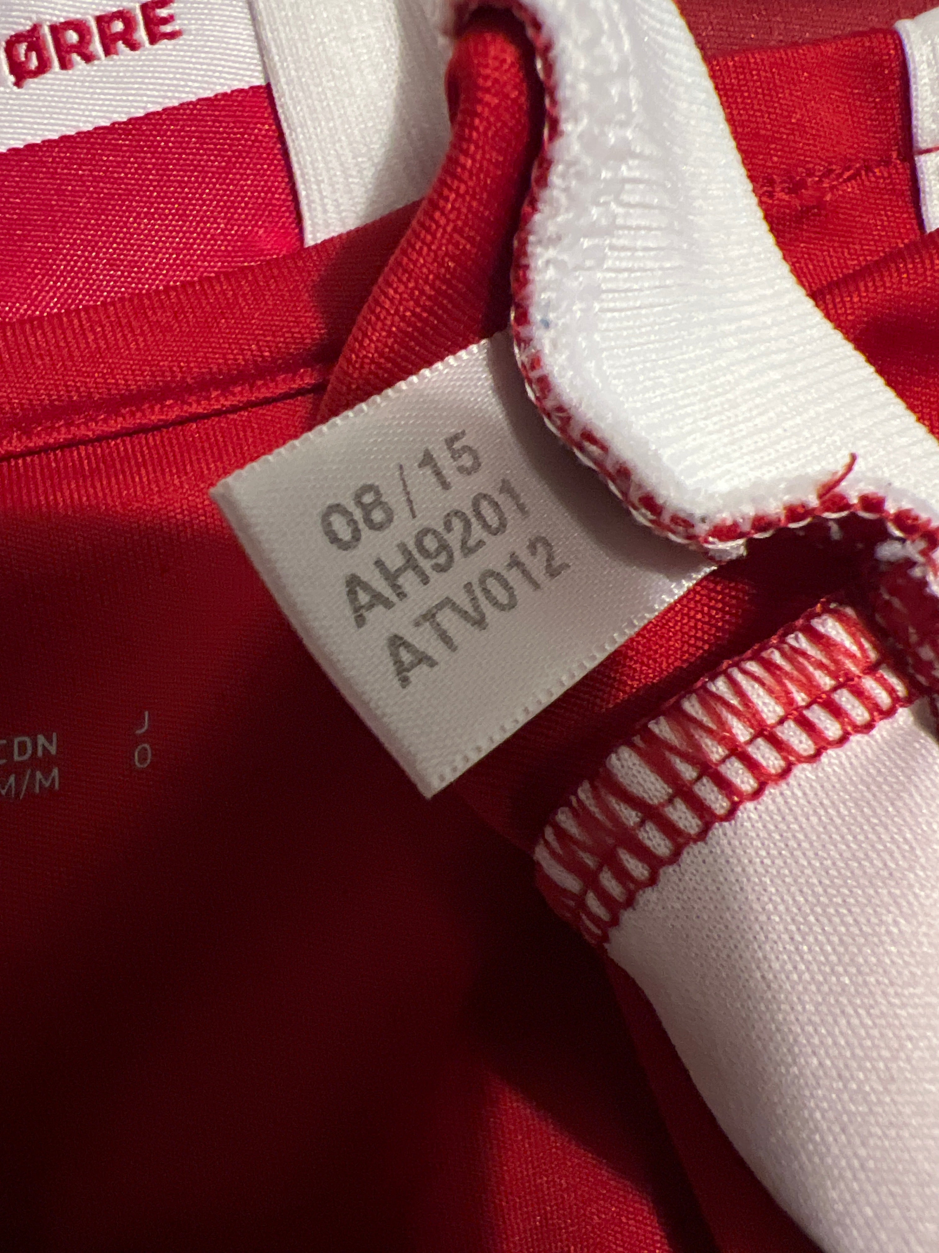 Adidas - Denmark 2016 Home Football Shirt 'BENDTNER'