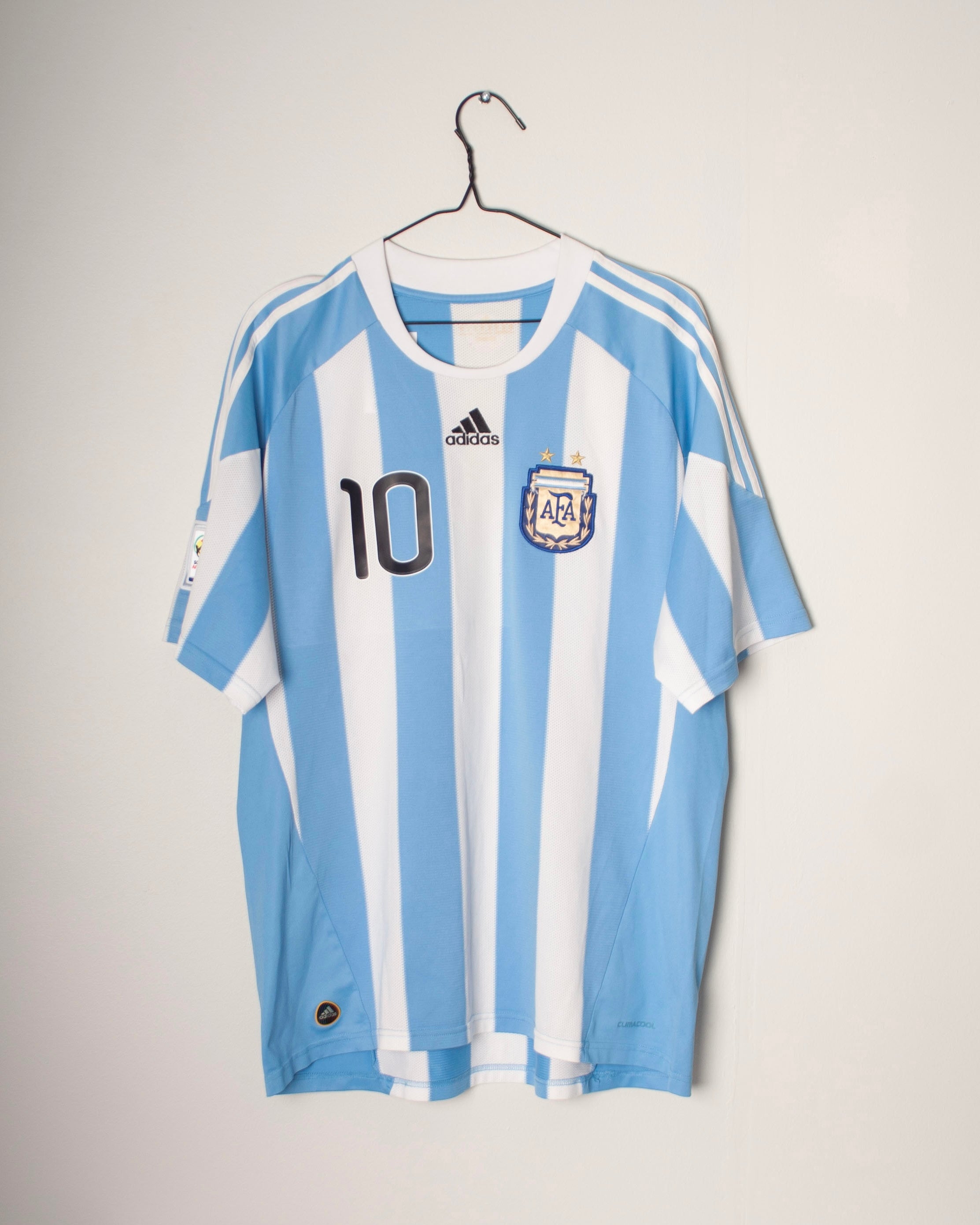 Adidas - Argentina 2010 Home Football Shirt 'MESSI'