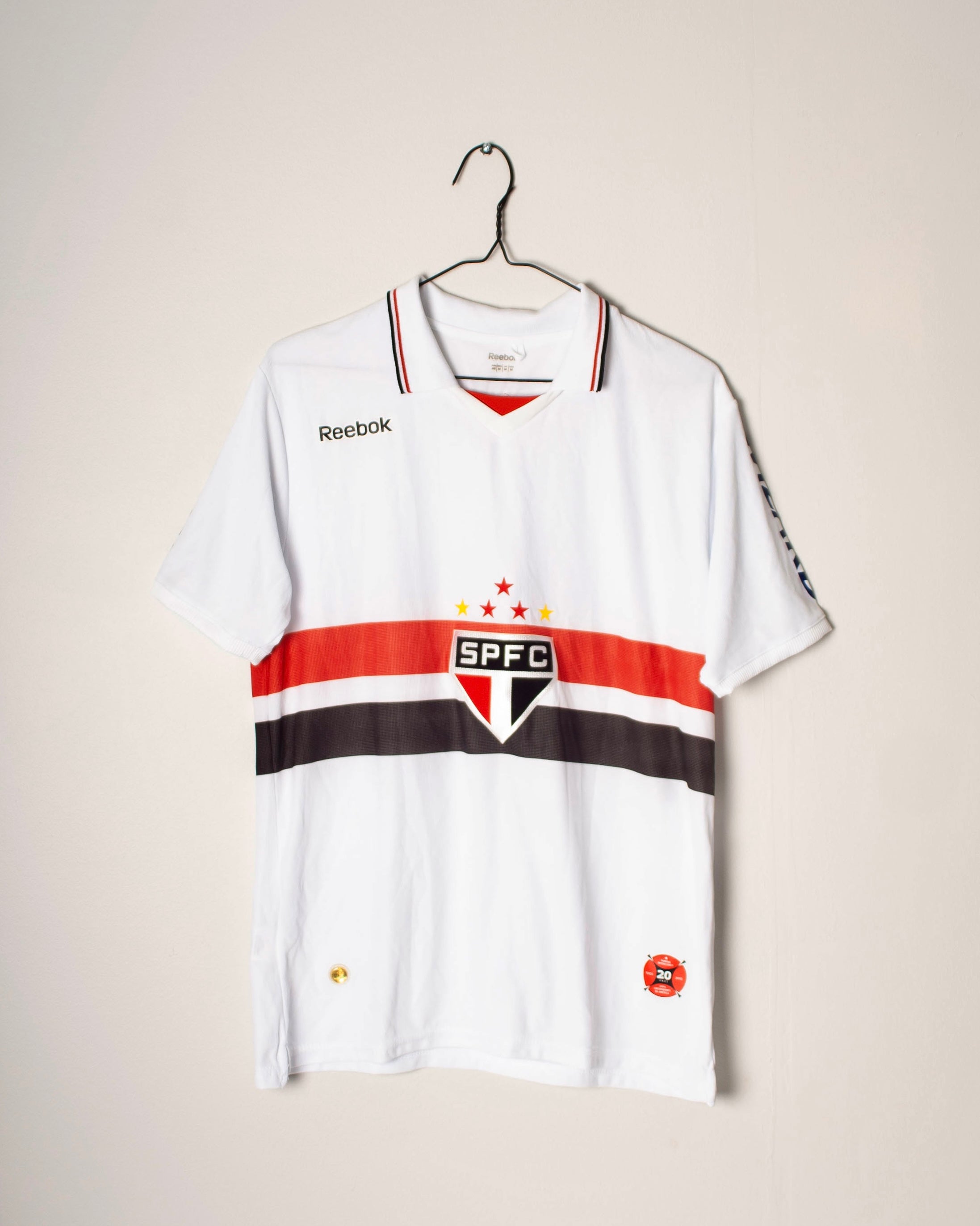Reebok - Sao Paulo FC 2012 Home Football Shirt '10'