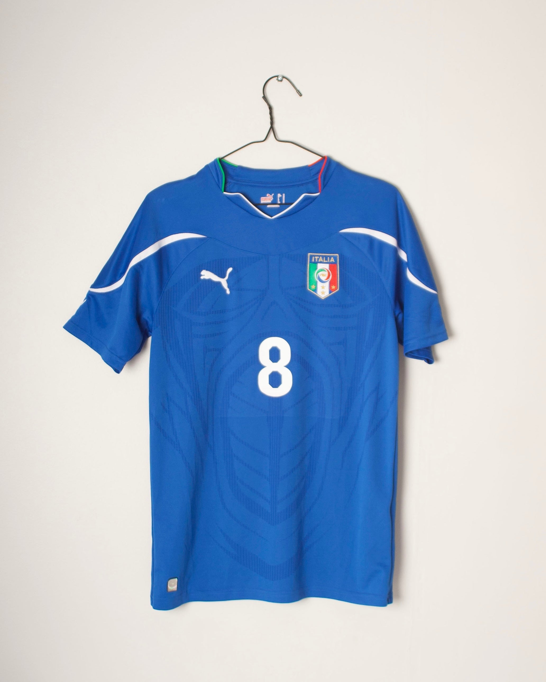 Puma - Italy 2010 Home Football Shirt 'GATTUSO'