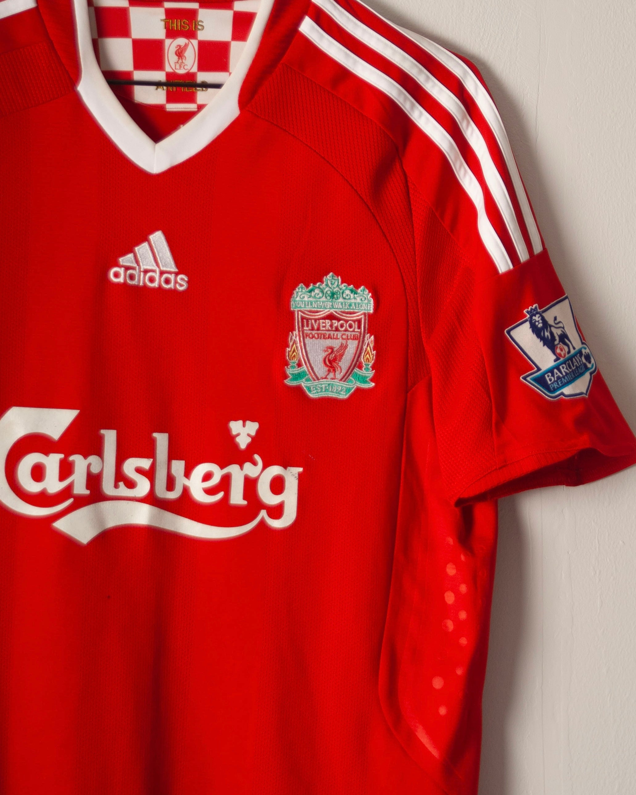 Adidas - Liverpool FC 2008/10 Home Football Shirt 'GERRARD'