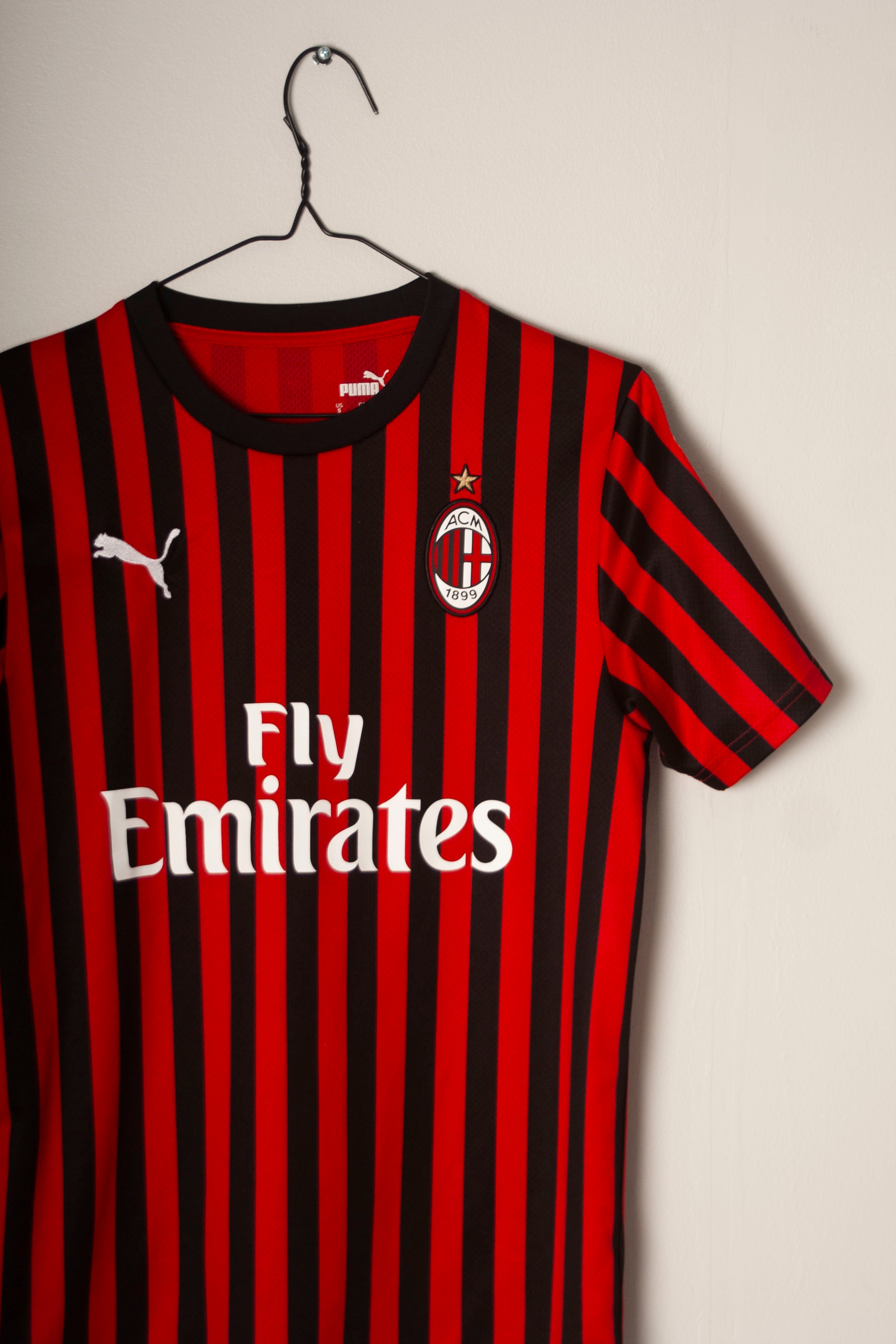 Puma - AC Milan 2019/20 Home Football Shirt 'IBRAHIMOVIC'