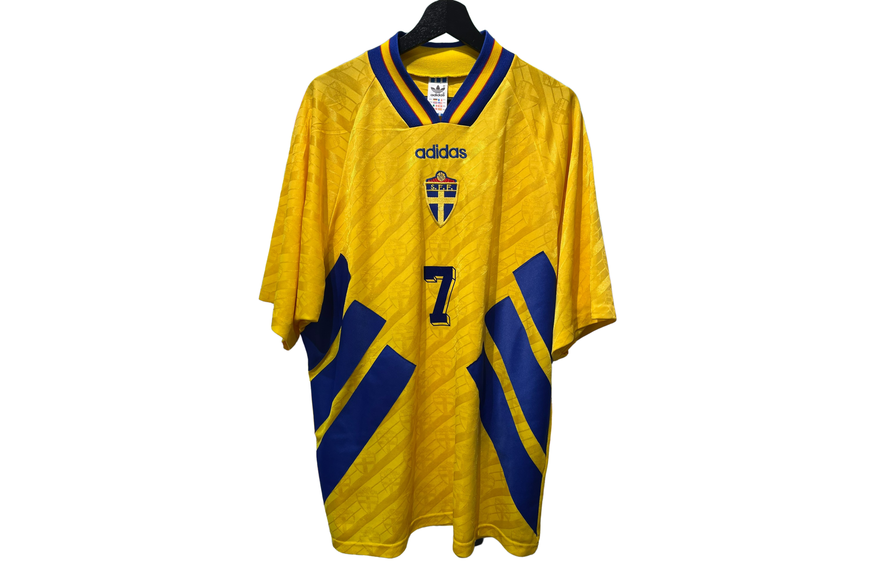 Adidas - Sweden 1994 Home Football Shirt 'LARSSON'