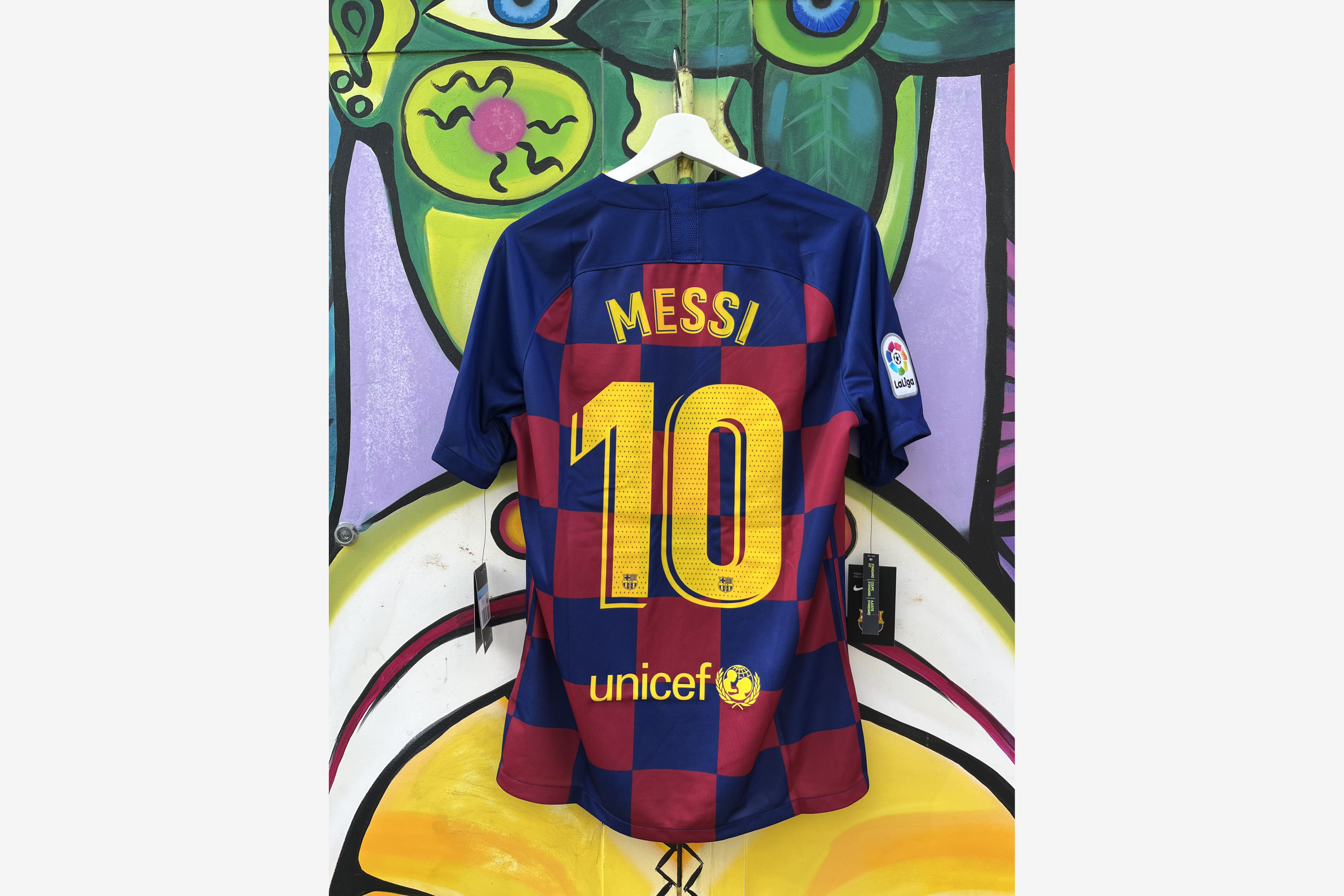 Nike - FC Barcelona 2019/20 Home Football Shirt 'MESSI' (Fan Edition)