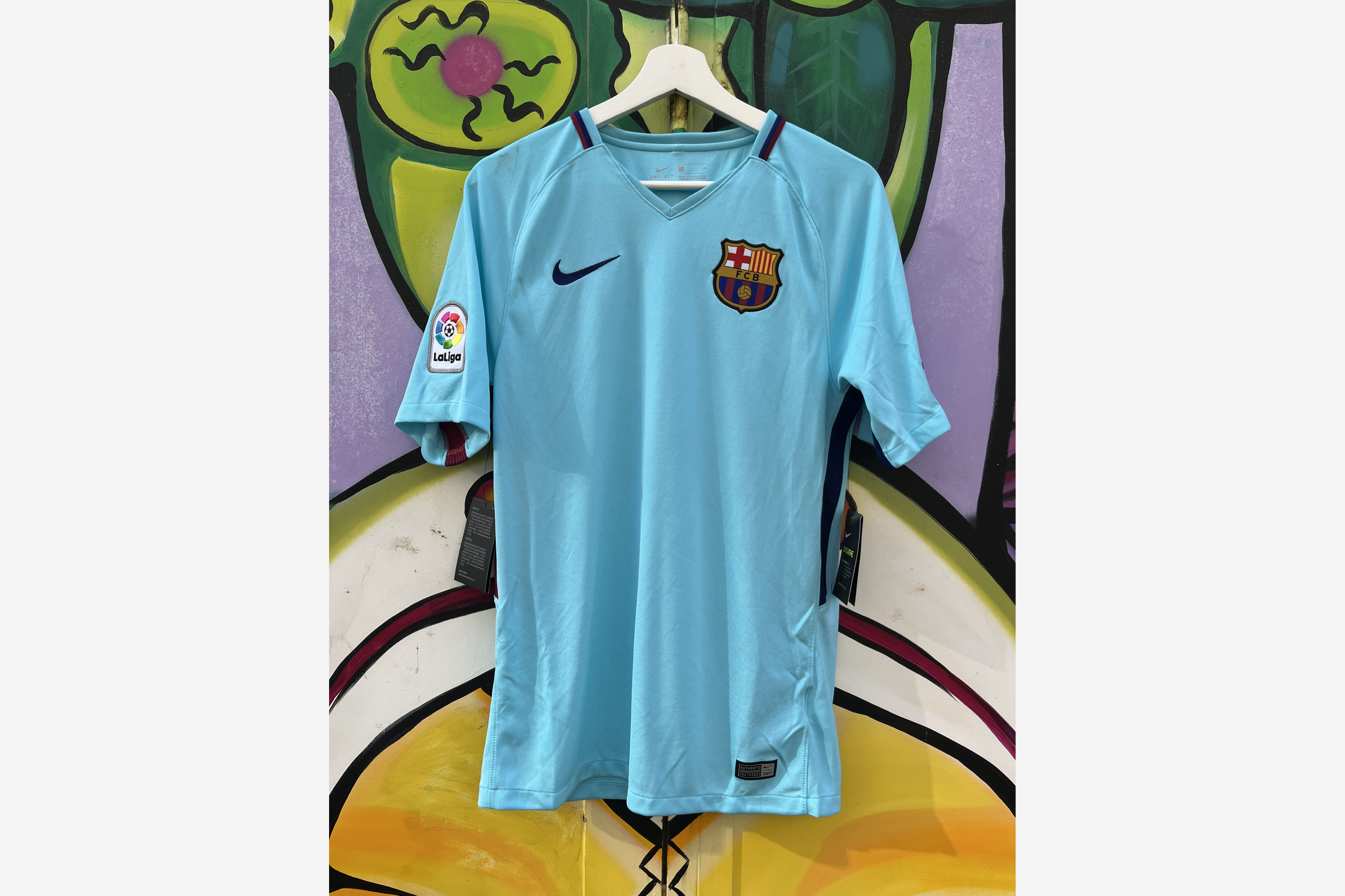 Nike - FC Barcelona 2017/18 AWAY Football Shirt 'MESSI' (Fan Edition)