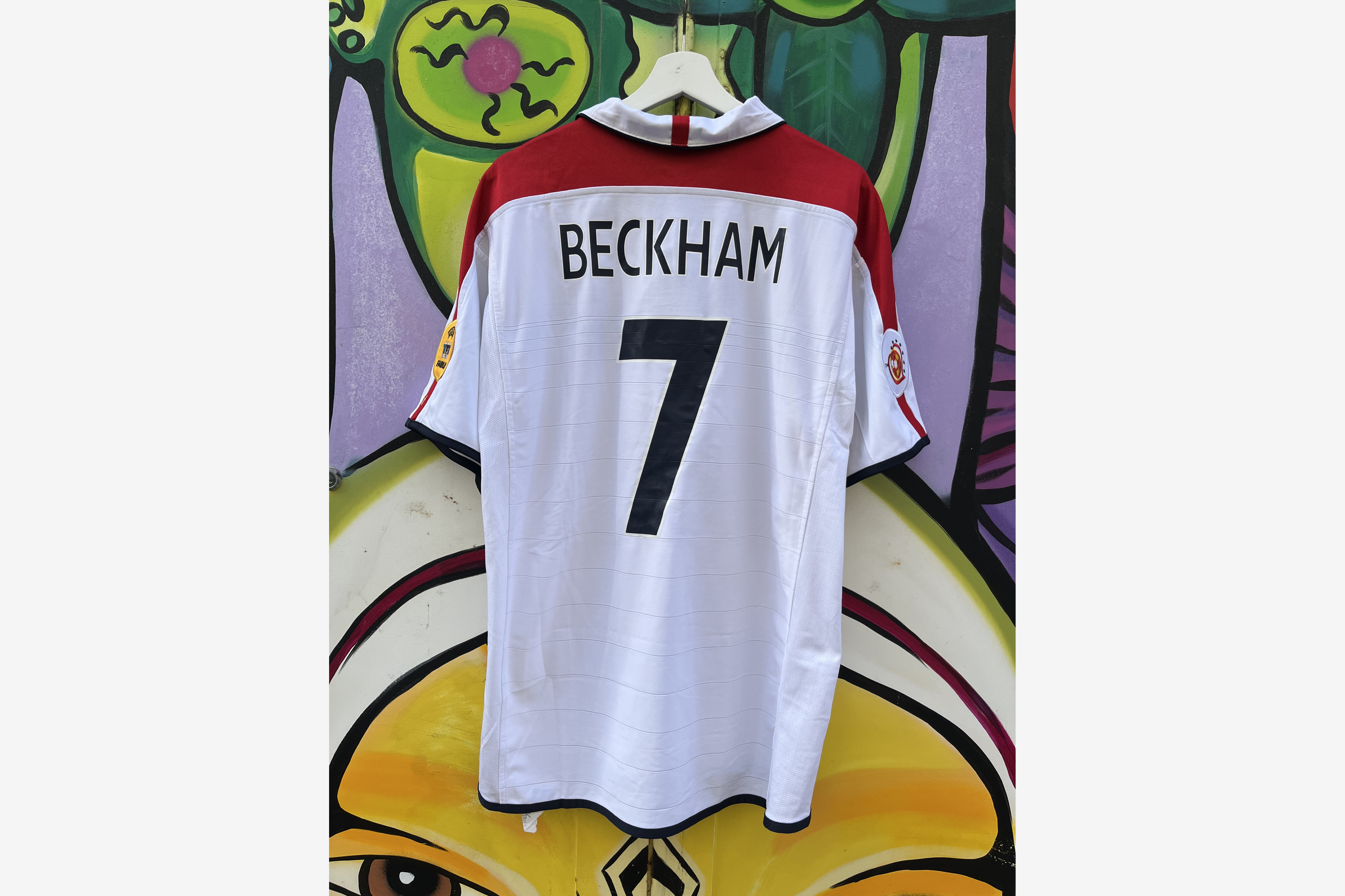 Umbro - England 2003/05 Home Football Shirt 'BECKHAM' (Fan Edition)