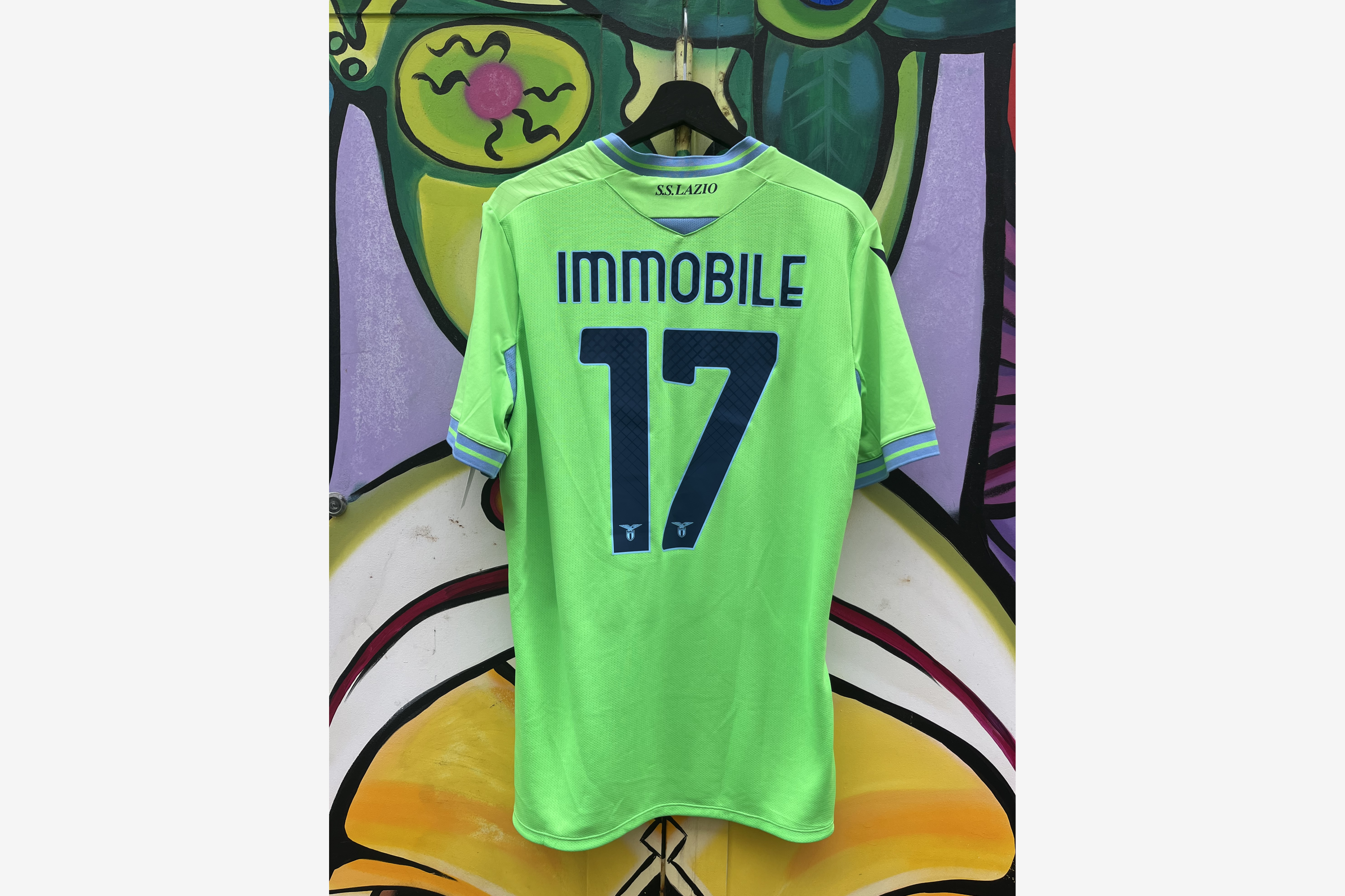Macron - SS Lazio 2020/21 Away Football Shirt 'IMMOBILE' (Fan Edition)