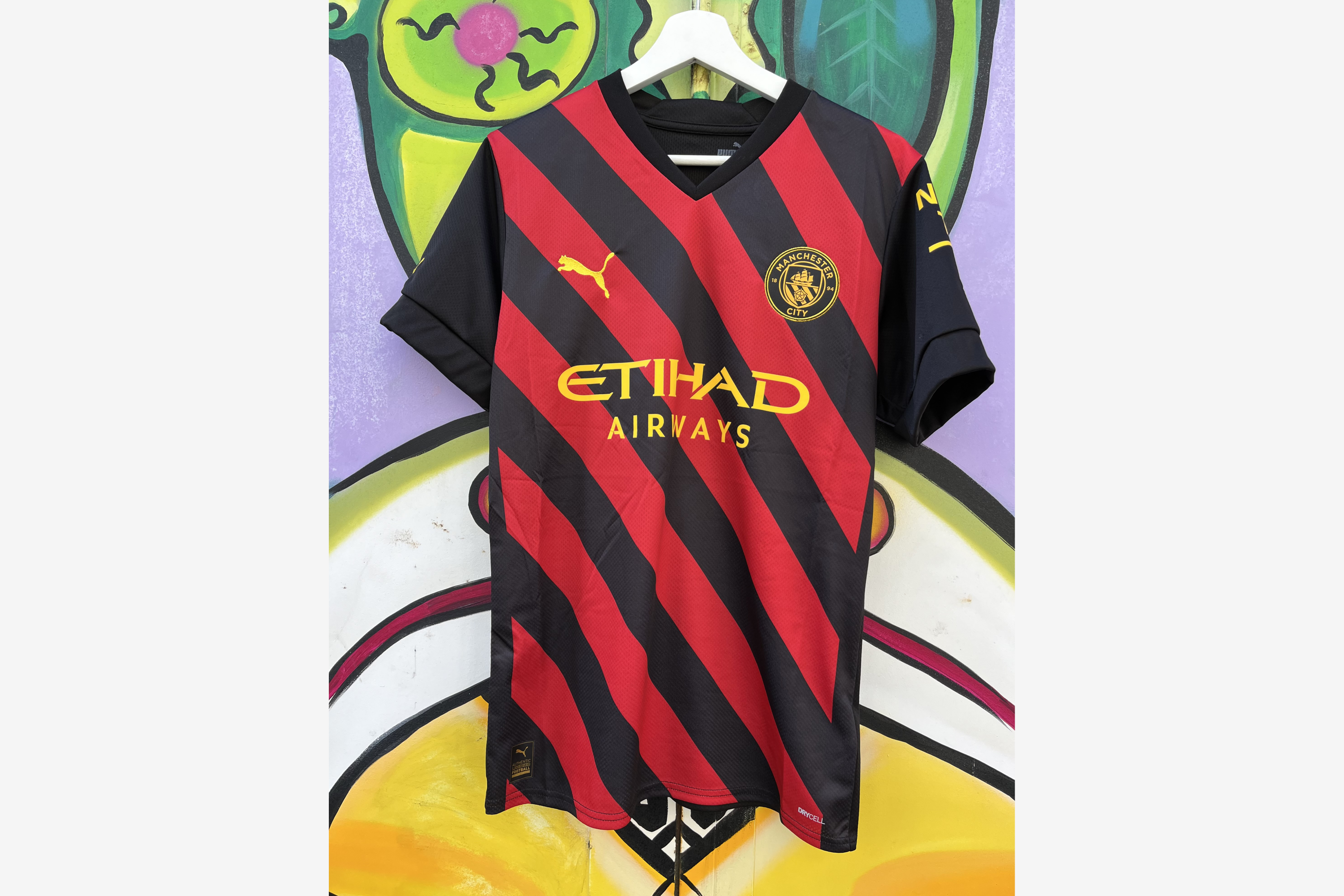 Puma - Manchester City F.C 2022/23 Away Football Shirt 'GREALISH' (Fan Edition)