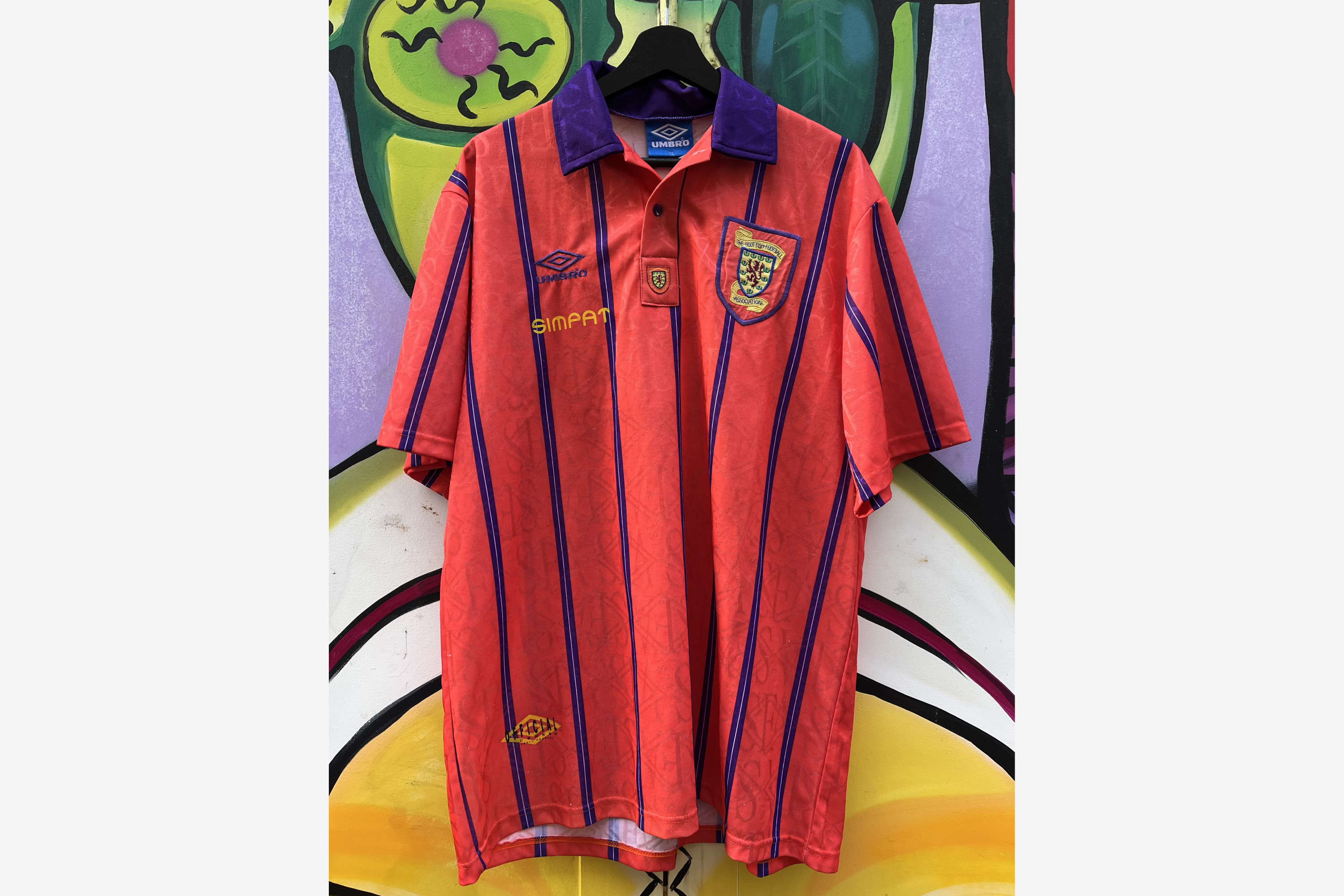 Umbro - Scotland 1993 Away Football Shirt