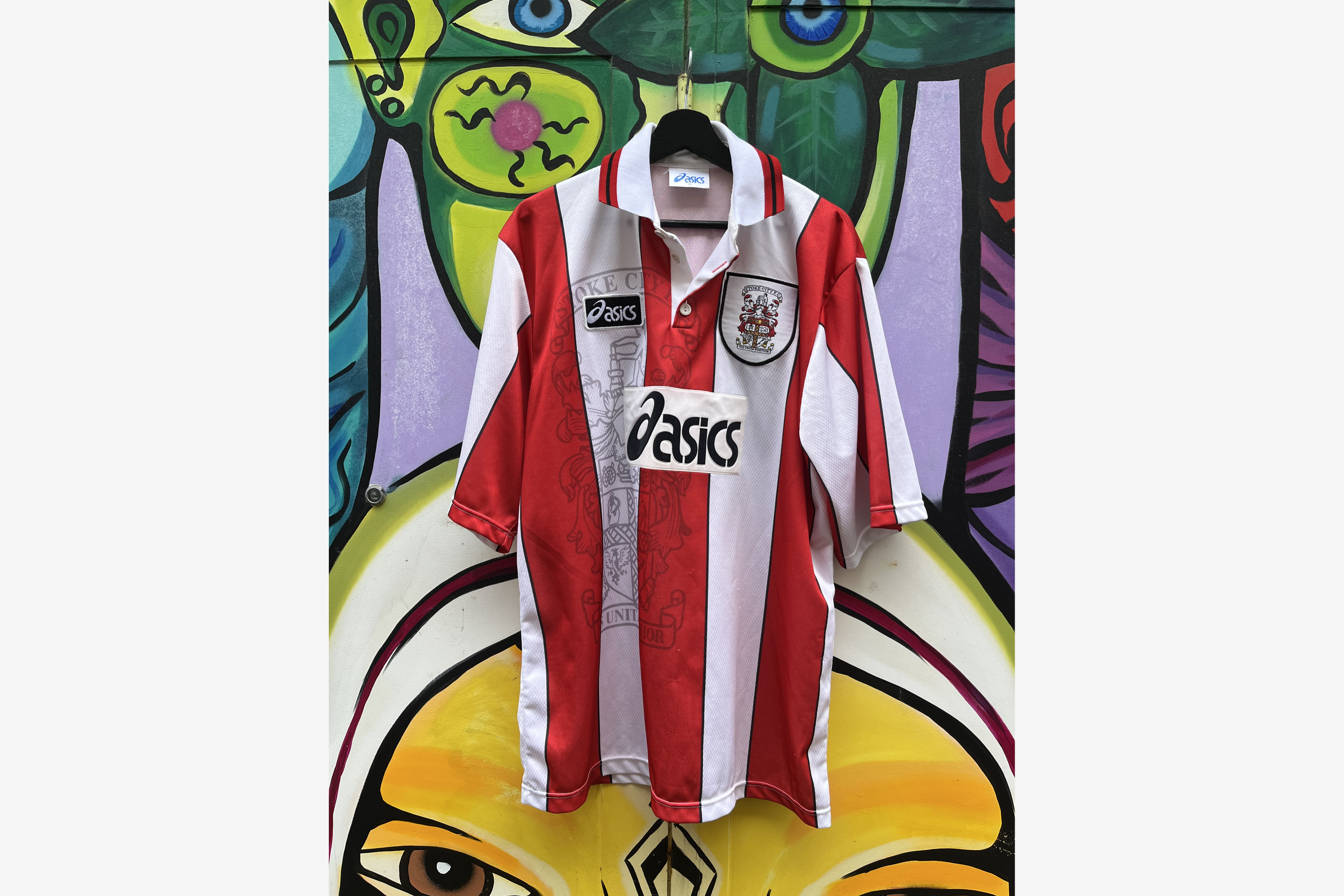 Asics - Stoke City 1996/97 Home Football Shirt (Fan Edition)
