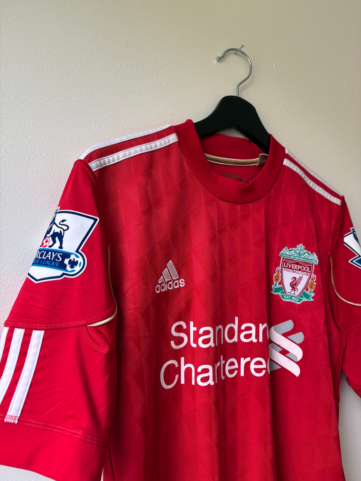 Adidas - Liverpool FC 2010/12 Home Football Shirt 'AGGER'