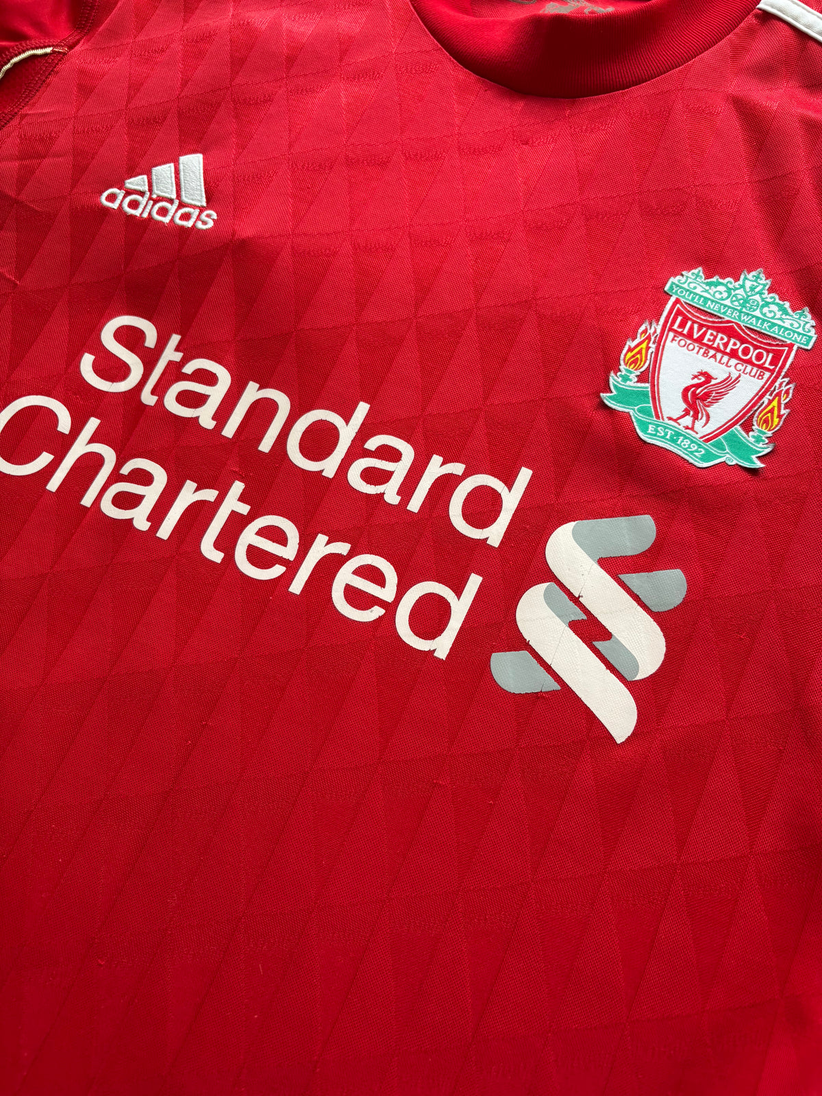 Adidas - Liverpool FC 2010/12 Home Football Shirt 'AGGER'
