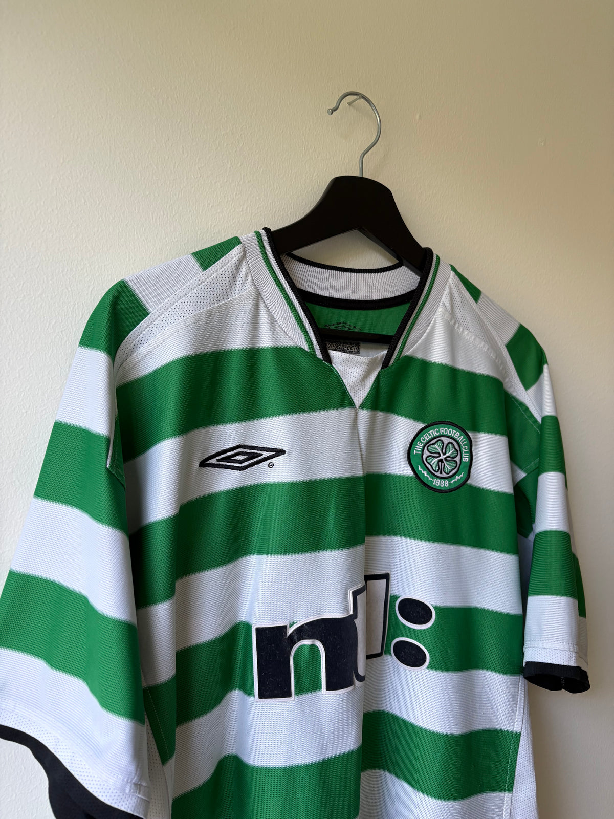 Umbro - Celtic FC 2001/02 Home Football Shirt 'LARSSON'