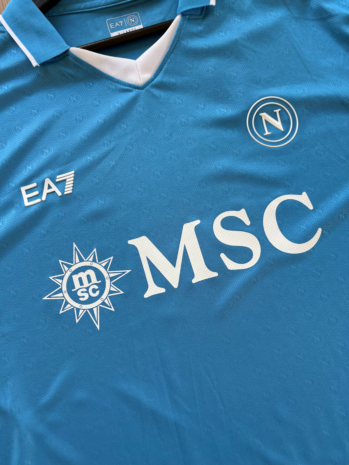 EA7 - SSC Napoli 2024/25 Home Football Shirt 'LUKAKU'