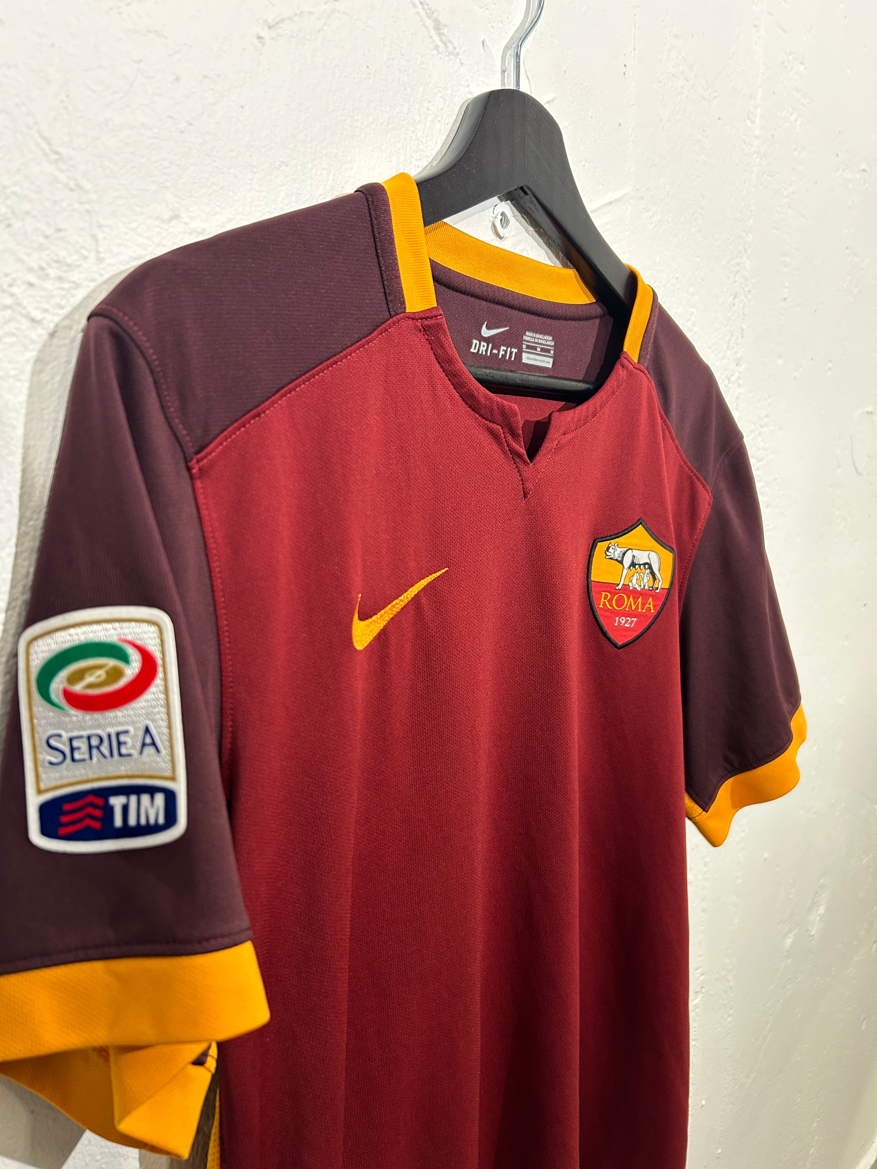 Nike - AS Roma 2015/16 Home Football Shirt 'M.SALAH'