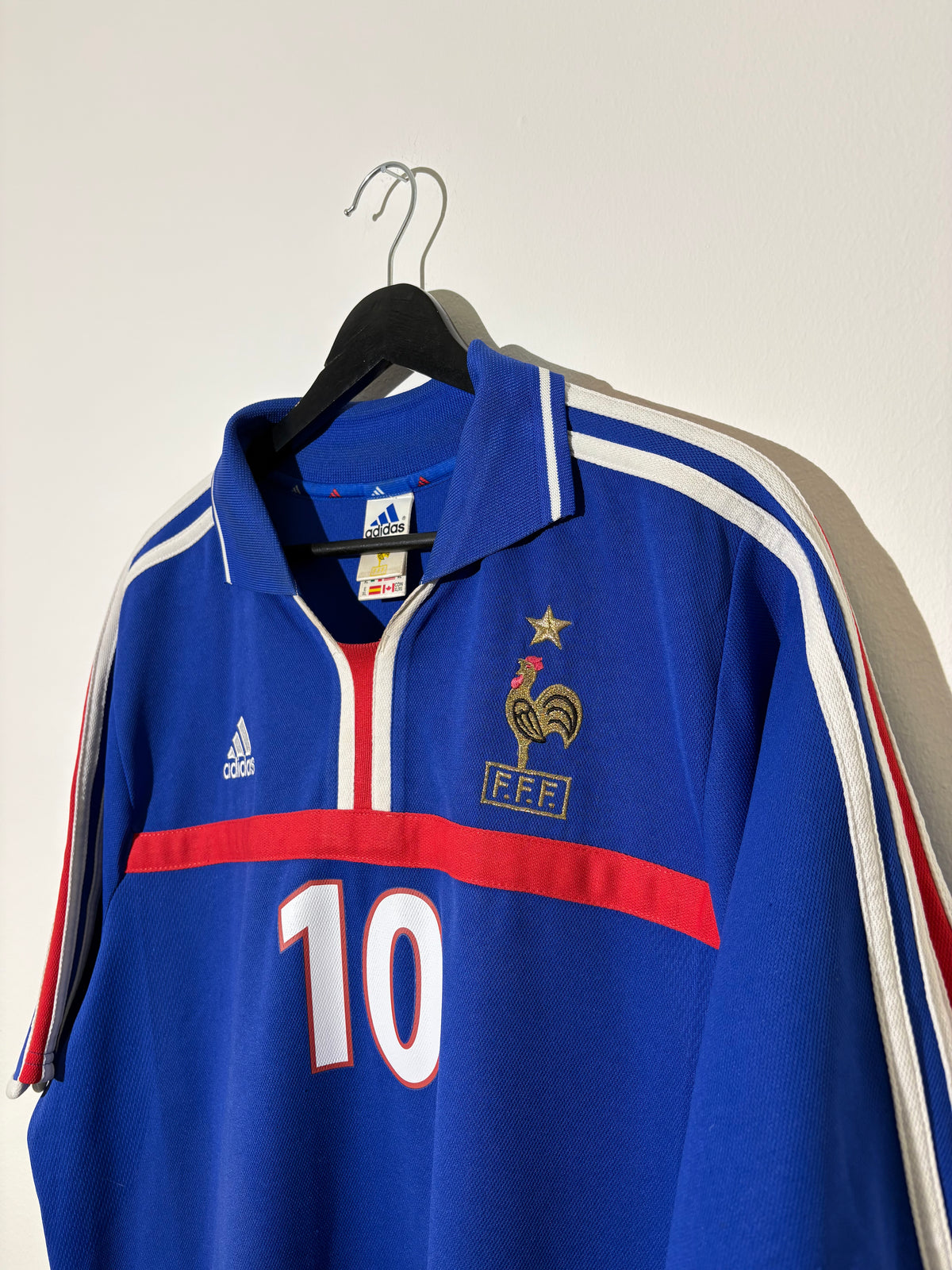 Adidas - France 2000 Home Football Shirt 'ZIDANE'