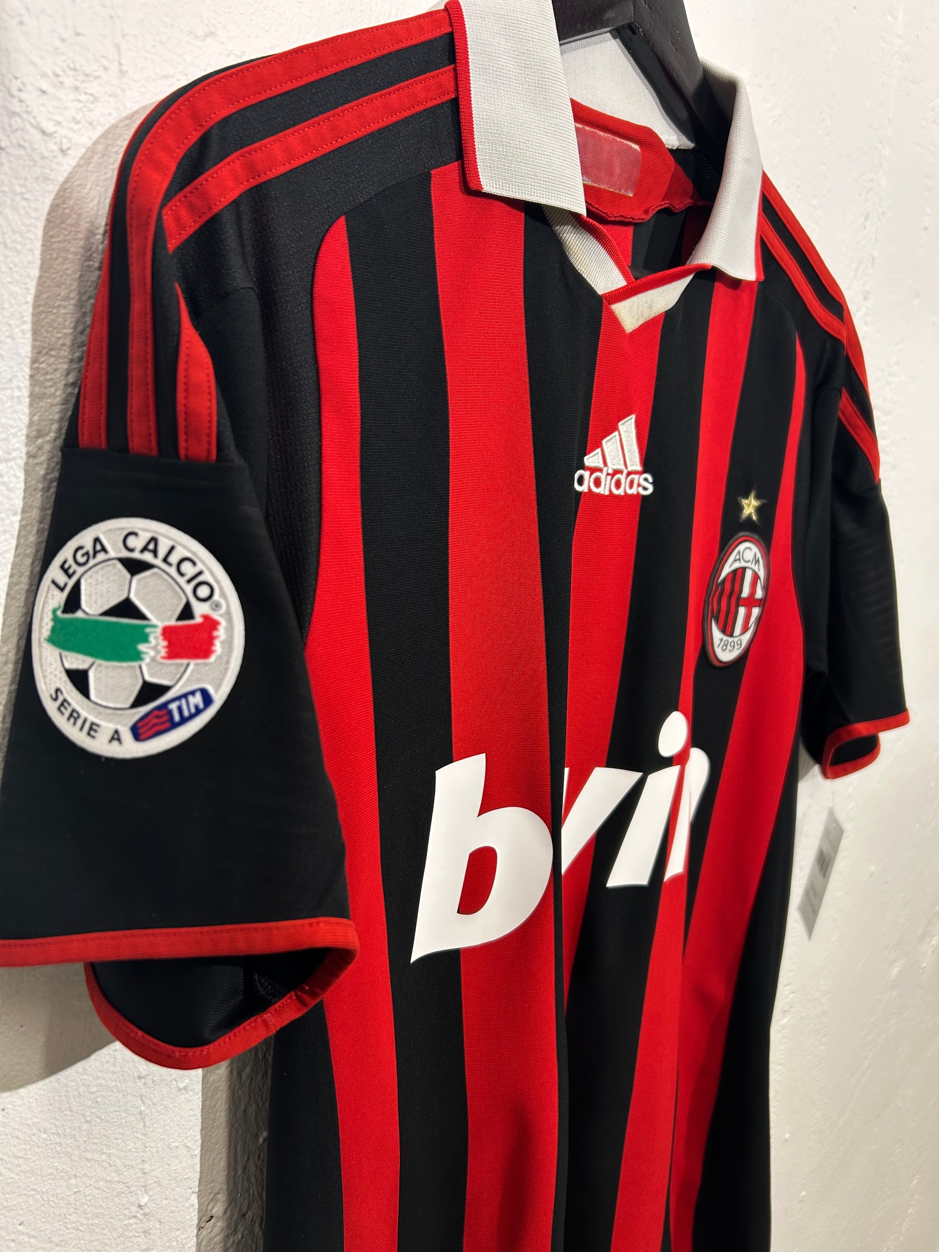 Adidas - AC Milan 2009/10 Home Football Shirt 'RONALDINHO'