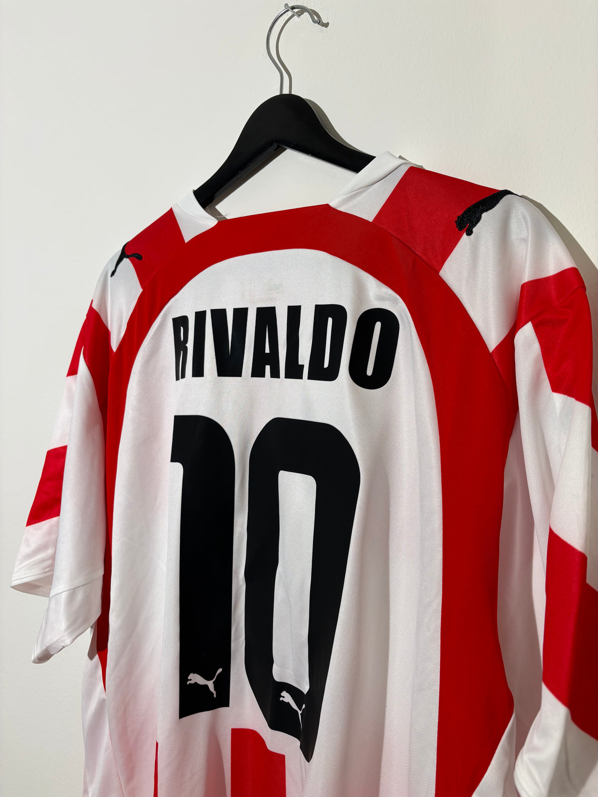 Puma - Olympiacos 2006/07 Home Football Shirt 'RIVALDO'