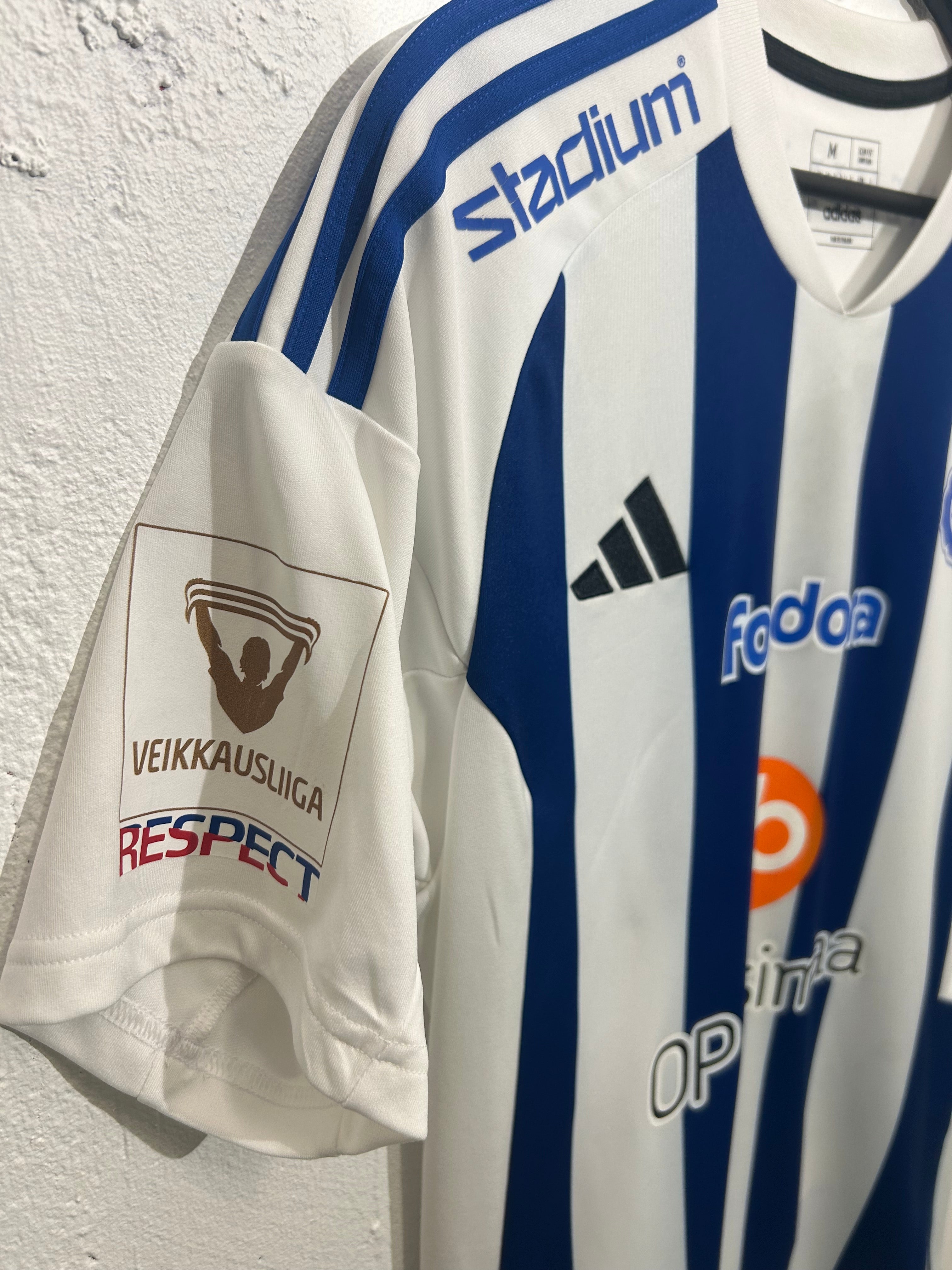 Adidas - HJK Helsinki 2024/25 Home Football Shirt Matchworn & Signed 'BENISSAN'