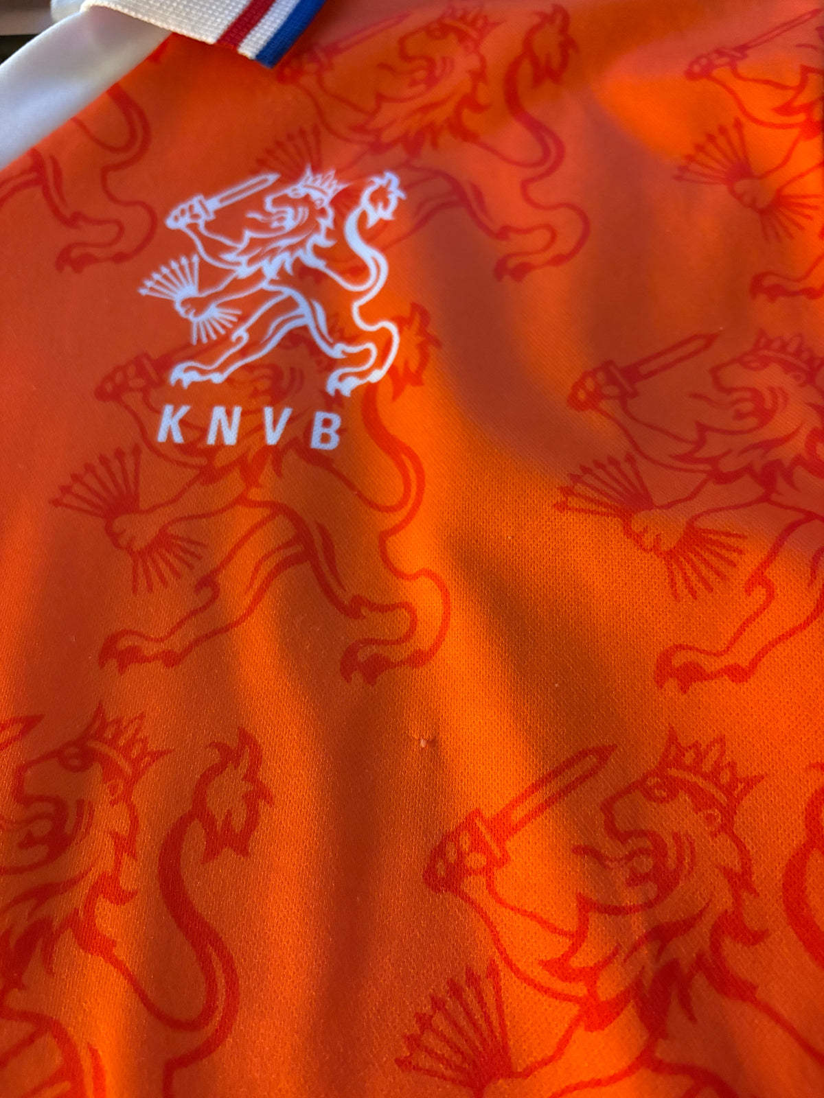 Lotto - Nederländerna 1994 hemmafotbollströja 'VAN BASTEN'