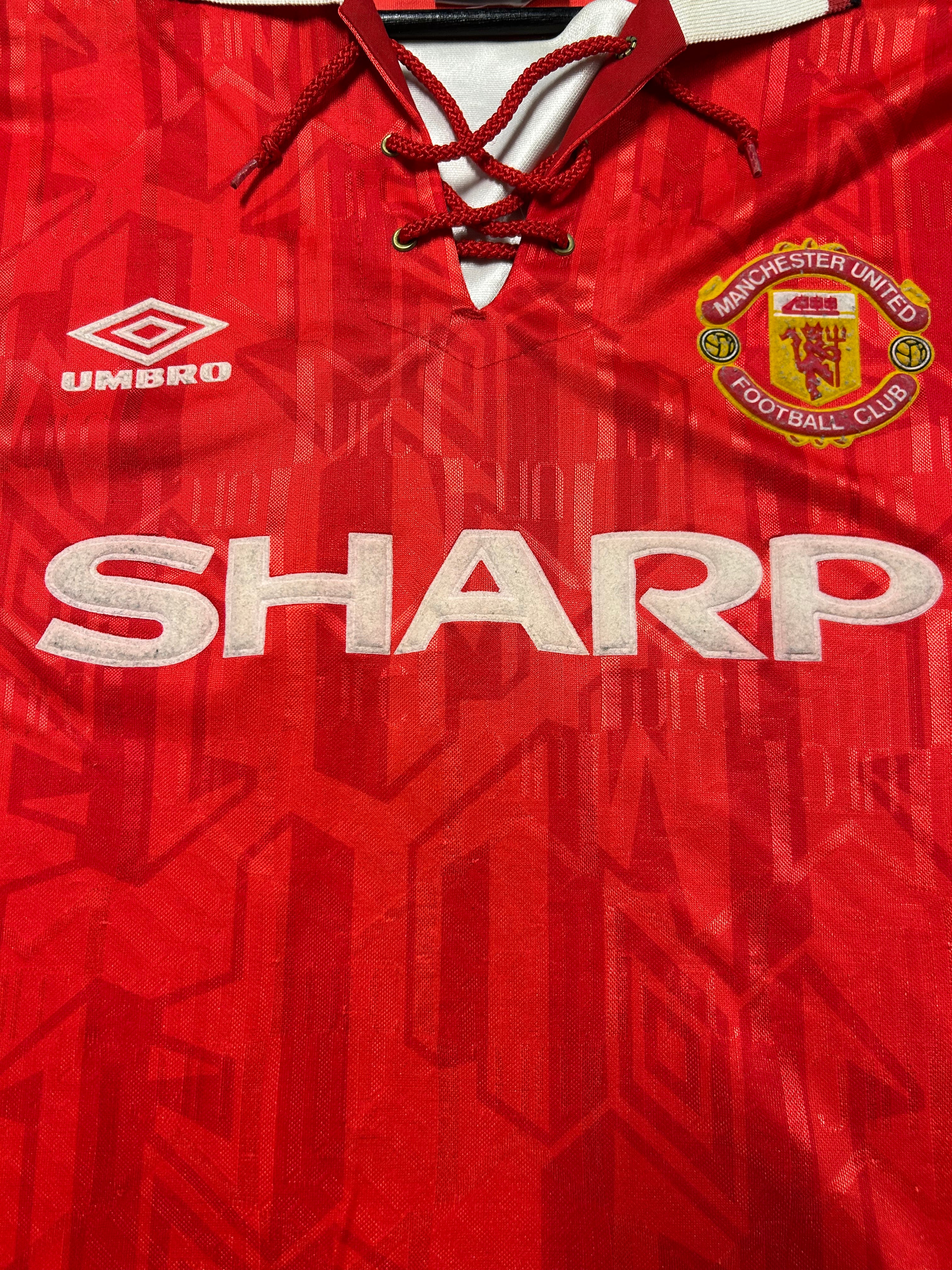 Umbro - Manchester United 1992/94 Home Football Shirt 'CANTONA'