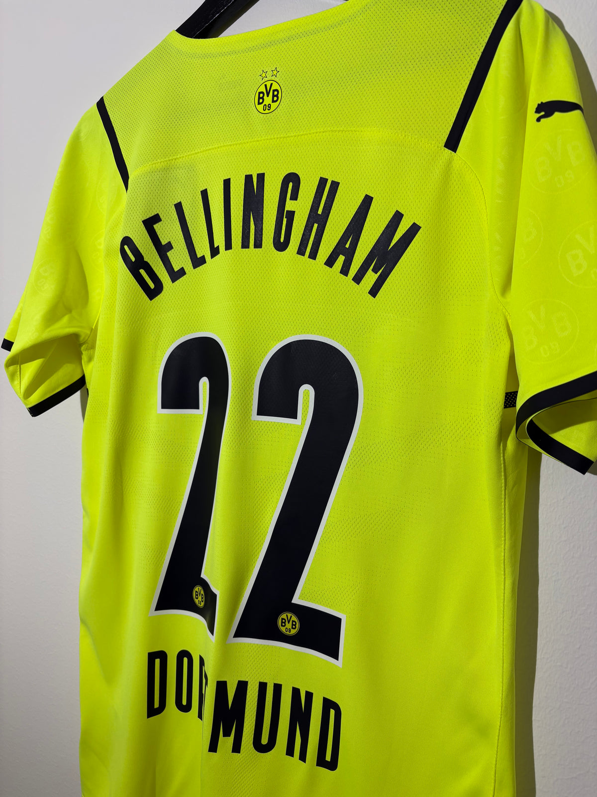 Puma - Borussia Dortmund 2021/22 Cup Home Football Shirt 'BELLINGHAM'