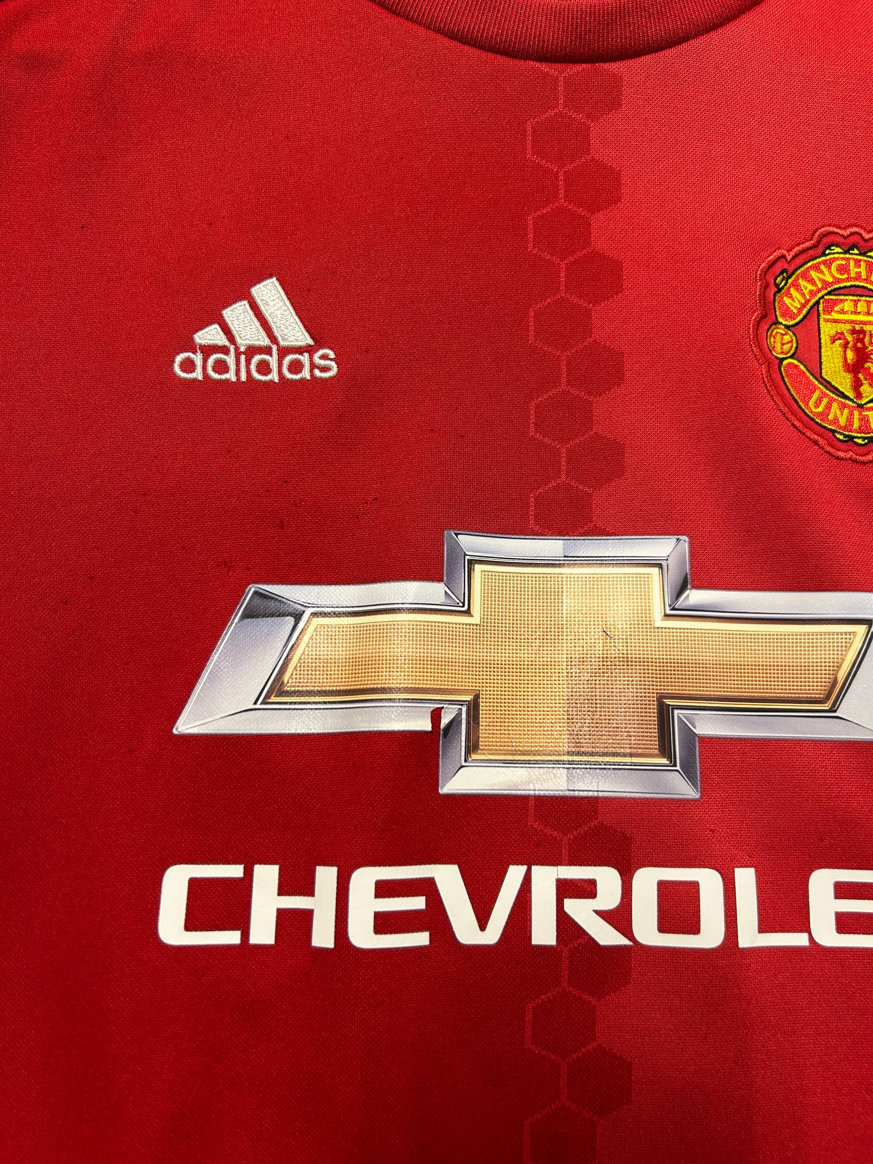 Adidas - Manchester United 2016/17 Home Football Shirt 'POGBA'