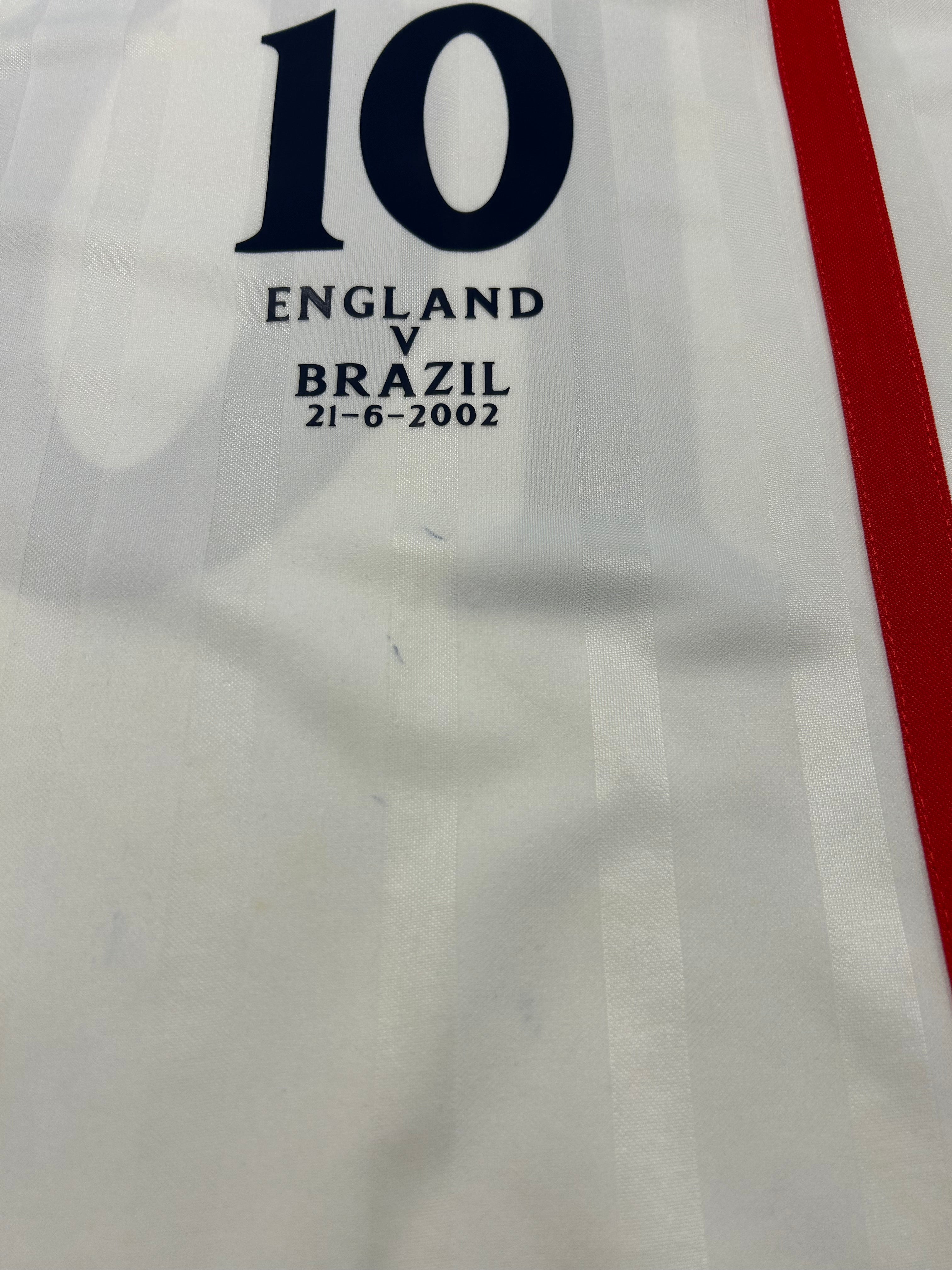 Umbro - England 2002 Home Football Shirt 'OWEN'