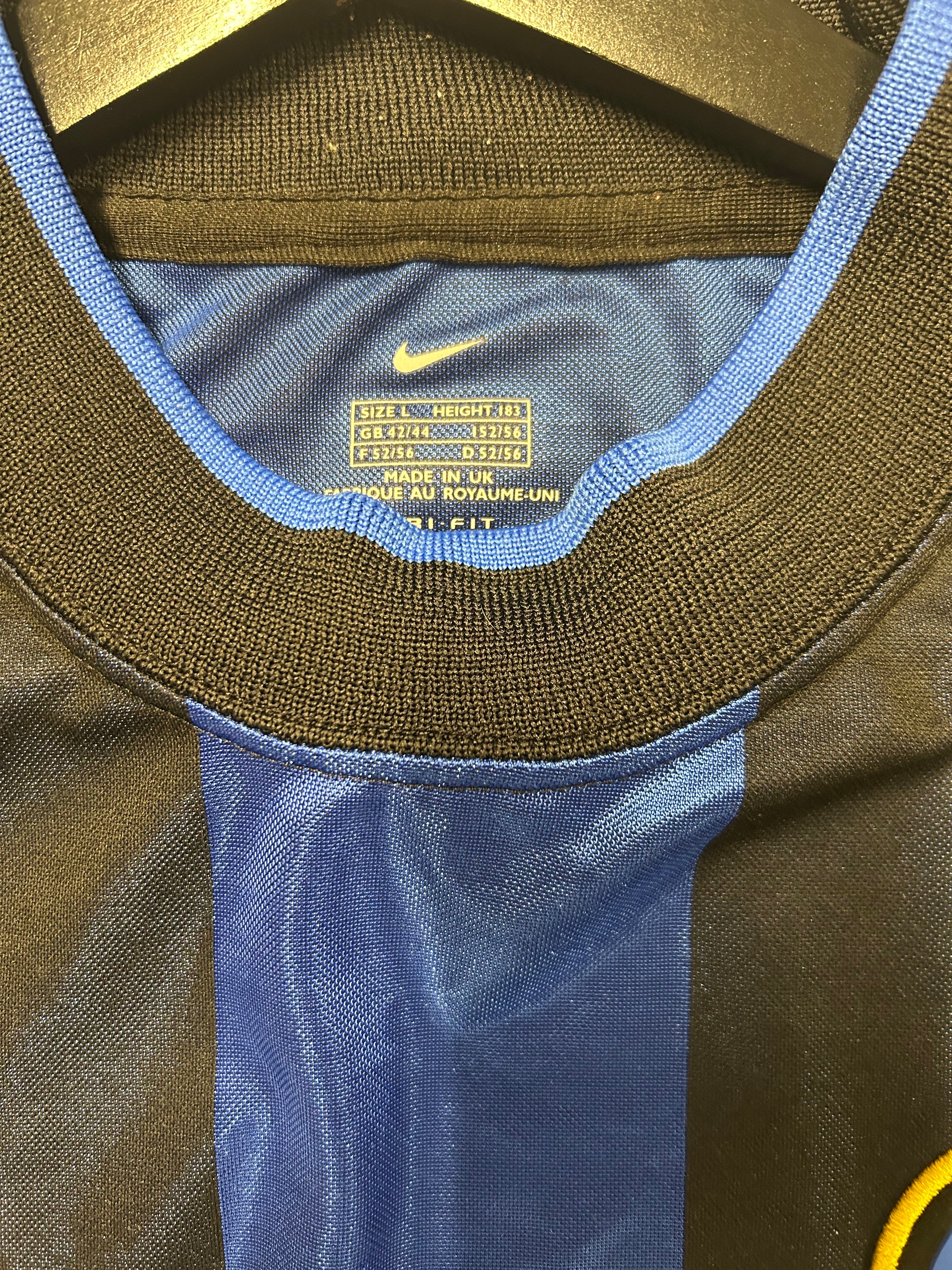Nike - Inter Milan 2000/01 Home Football Shirt 'RONALDO'