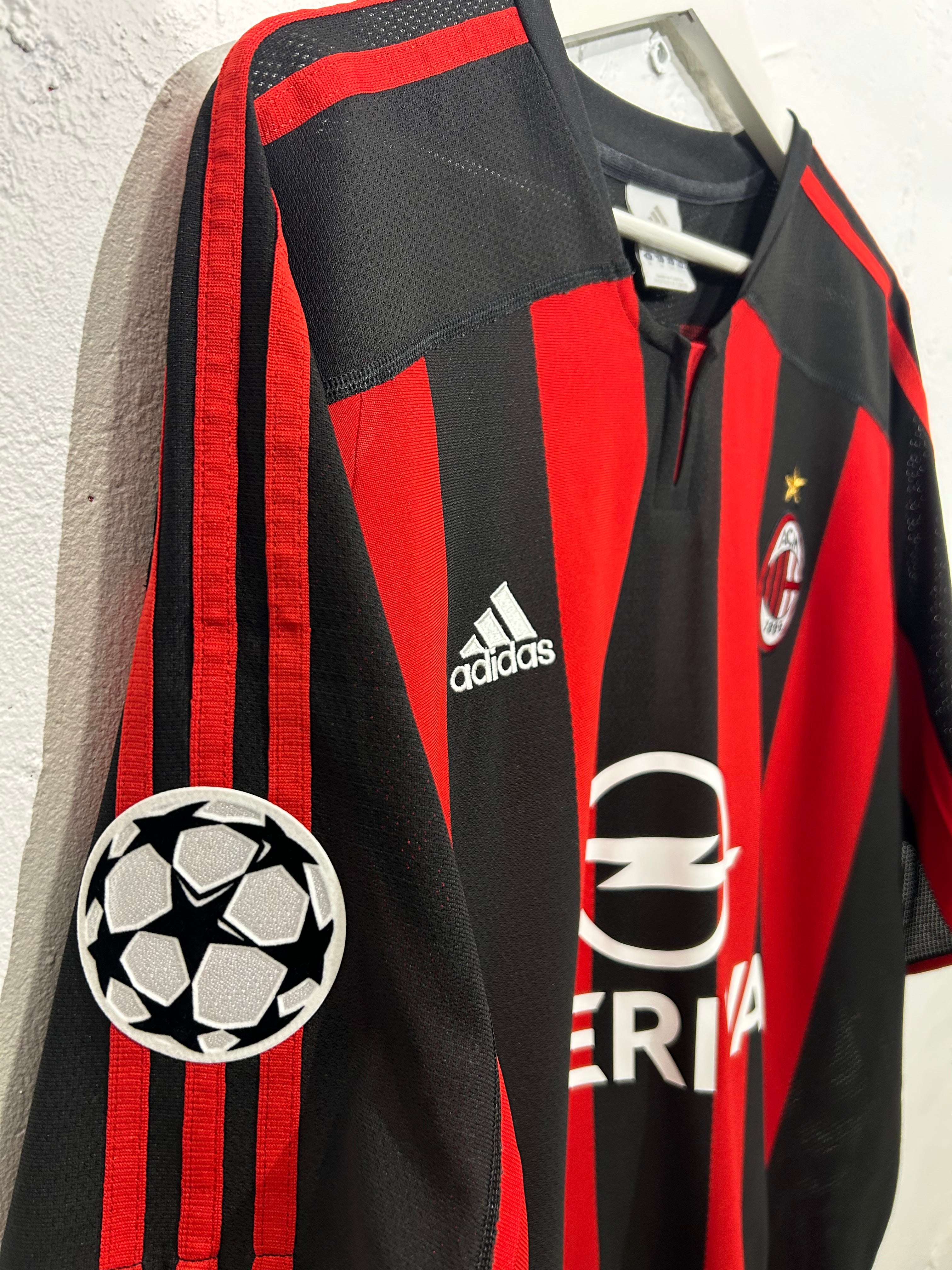 Adidas - AC Milan 2003/04 Home Football Shirt 'MALDINI'