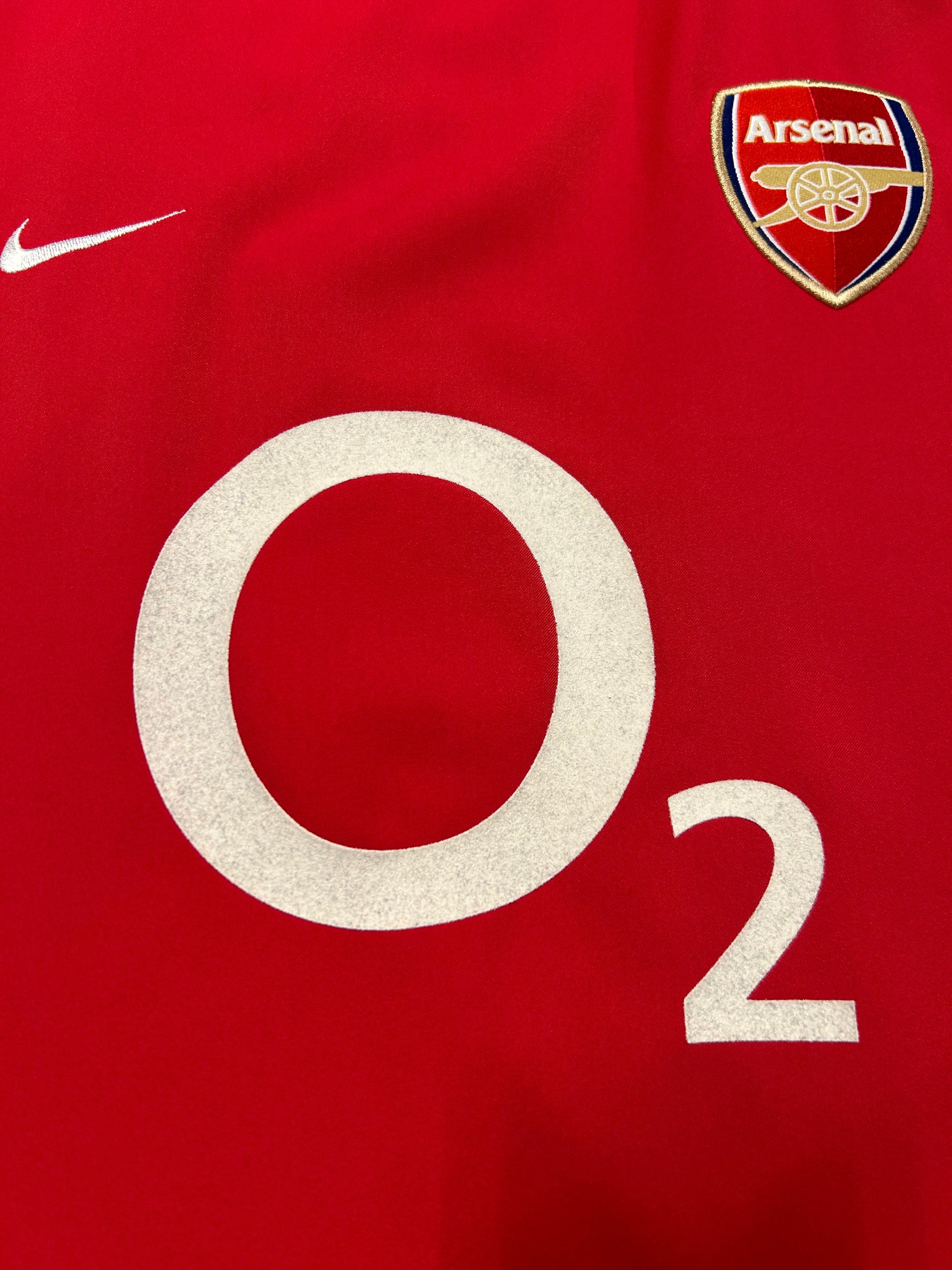 Nike - Arsenal FC 2002/04 Home Football Shirt 'VIEIRA'